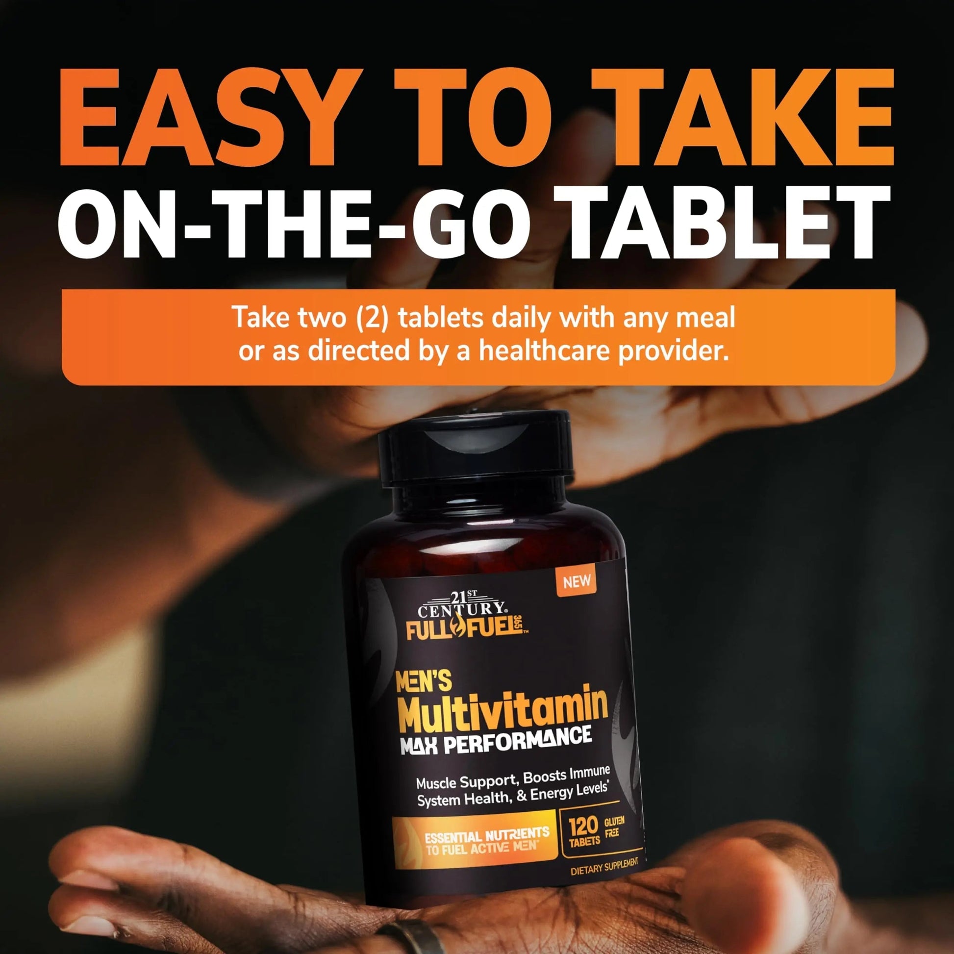 21st Century Full Fuel 365 Active Men’s Multivitamin, 120 Tablets, Daily Vitamins and Minerals for Energy, Muscle Support, Immune Health, No Gluten 21st Century buy supplements canada