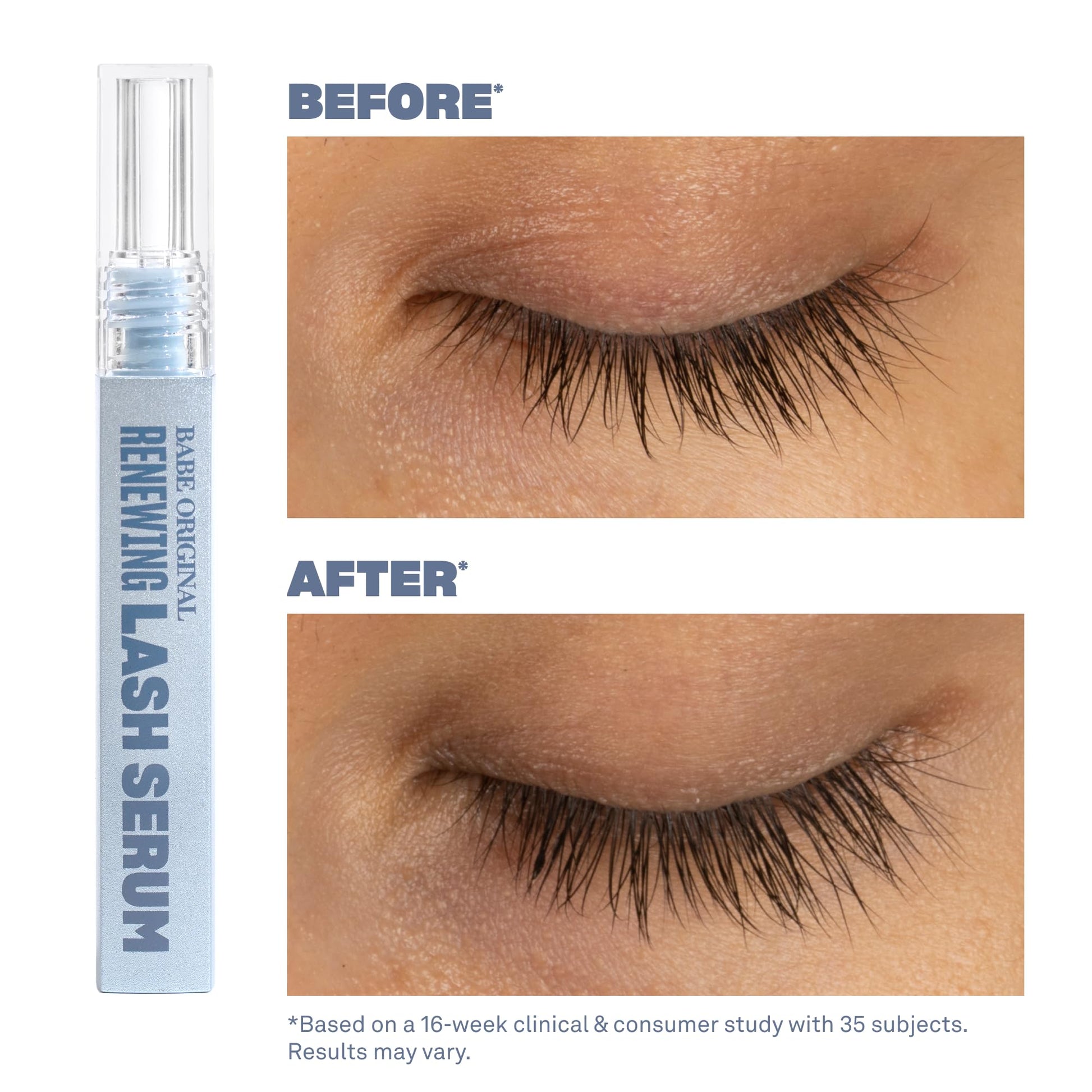 BABE ORIGINAL Renewing Lash Serum – Prostaglandin-Free, Peptide-Infused Gentle Lash Serum for Fuller, Longer-Looking Lashes, Lash Enhancing Treatment BABE ORIGINAL buy supplements canada