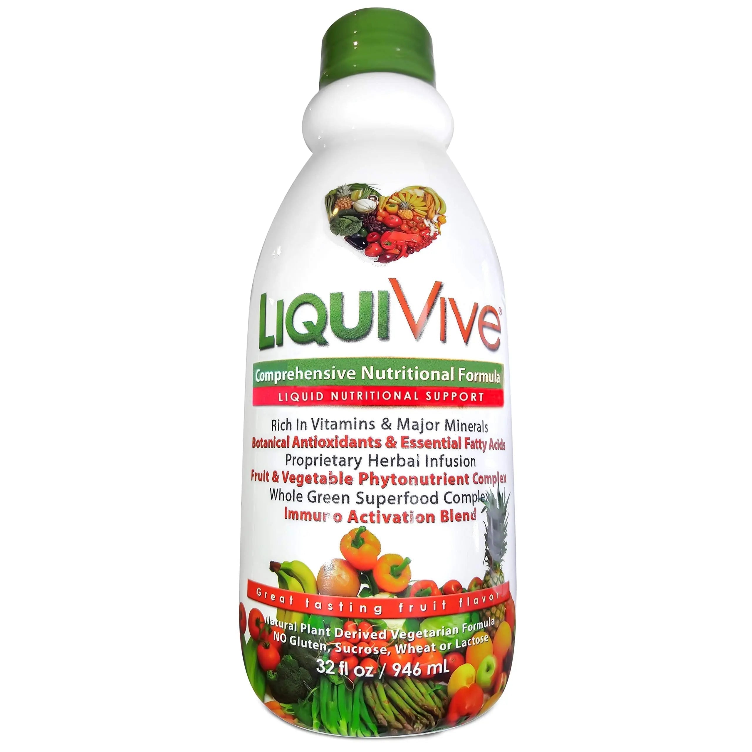 LiquiVive Liquid Vitamins Mega Nutrition | Vegetarian Daily Multivitamin Balance Immune Support Booster Superfood of Nature | Vitamin C D3 A B12 E K | Life Miracle buy supplements canada