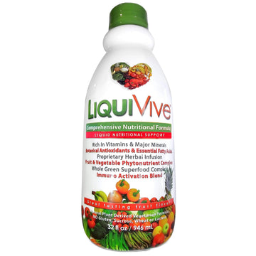 LiquiVive Liquid Vitamins Mega Nutrition | Vegetarian Daily Multivitamin Balance Immune Support Booster Superfood of Nature | Vitamin C D3 A B12 E K | Life Miracle buy supplements canada