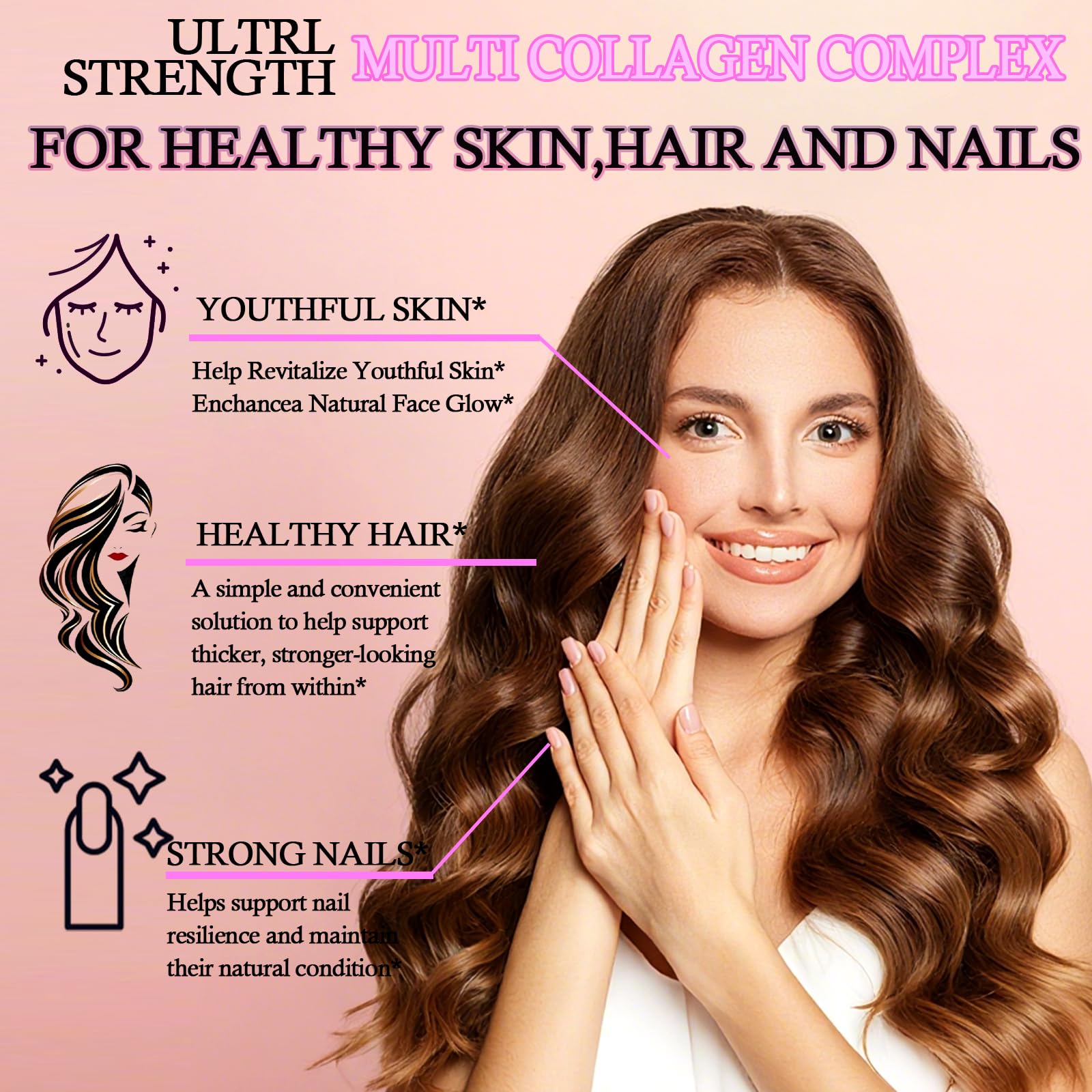 Multi Collagen Peptides Liquid Drops for Women & Men-Type I, II, III, V, X丨Hydrolyzed Collagen Peptides, Collagen Proteins W. Hyaluronic Acid, Biotin & Vitamin C for Hair Skin & Joint Gut Health GLOVVUUP buy supplements canada