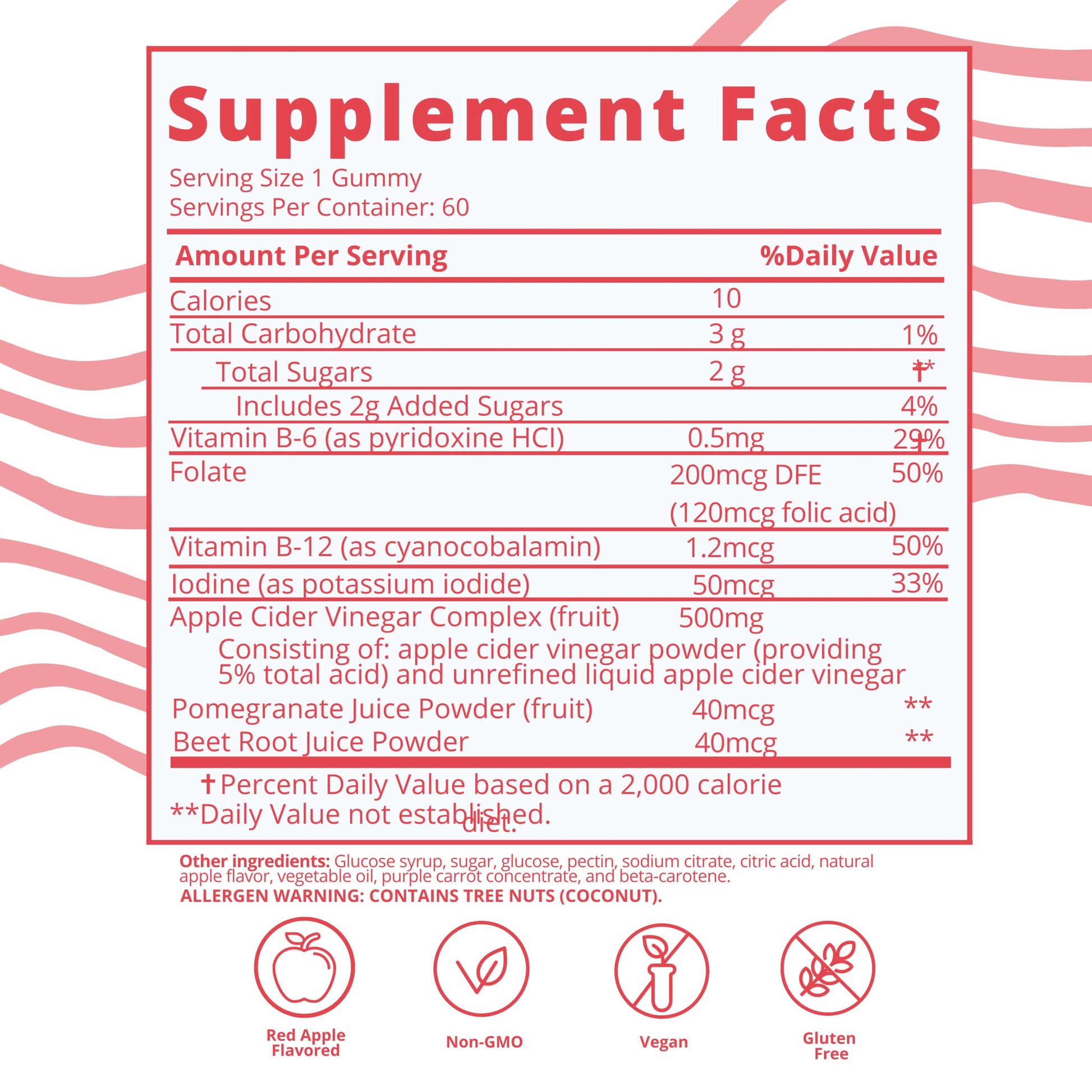 Baby Blues Apple Cider Vinegar Gummies - Vegan, Non-GMO & Gluten-Free, Postpartum Dietary Supplement Baby Blues buy supplements canada
