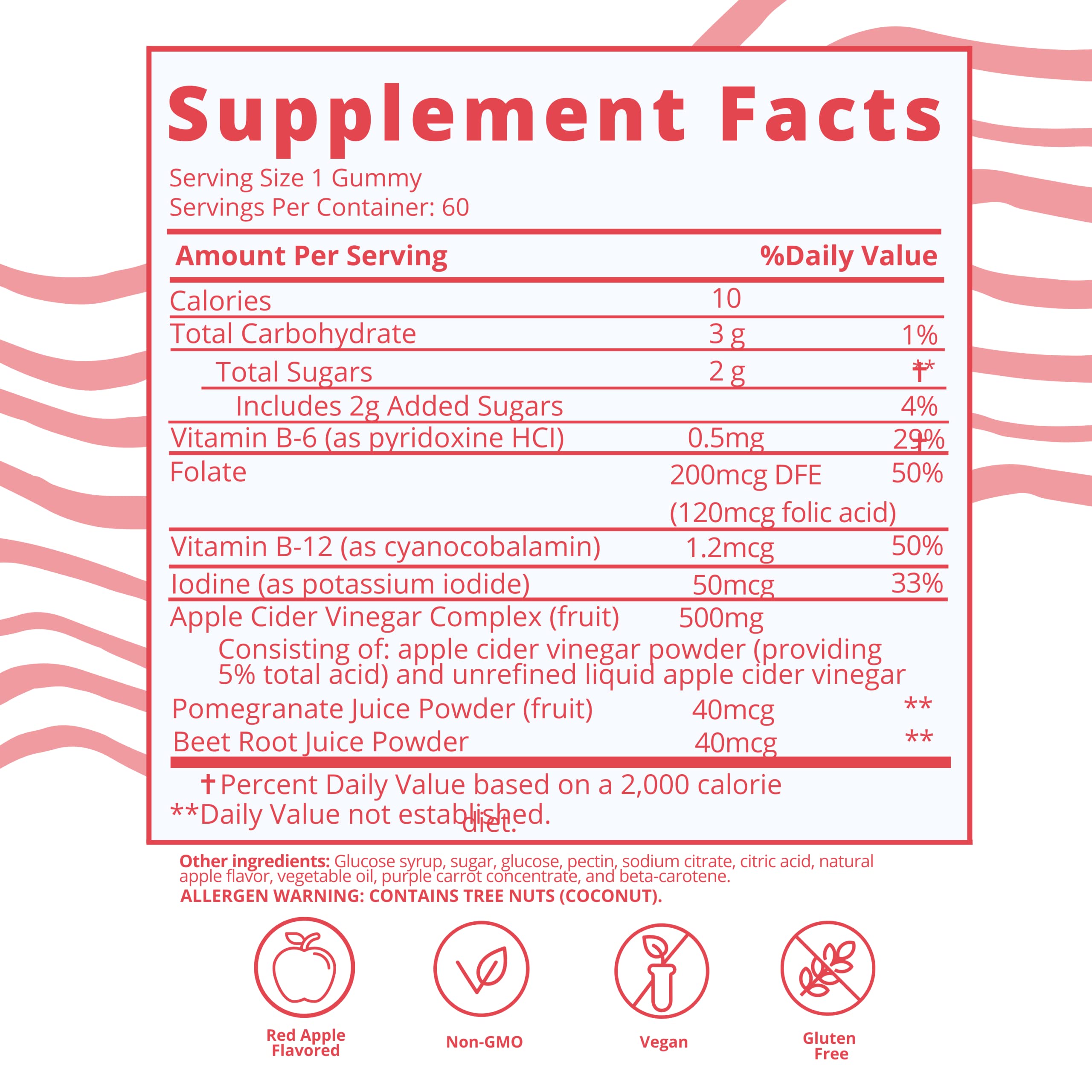 Baby Blues Apple Cider Vinegar Gummies - Vegan, Non-GMO & Gluten-Free, Postpartum Dietary Supplement Baby Blues buy supplements canada