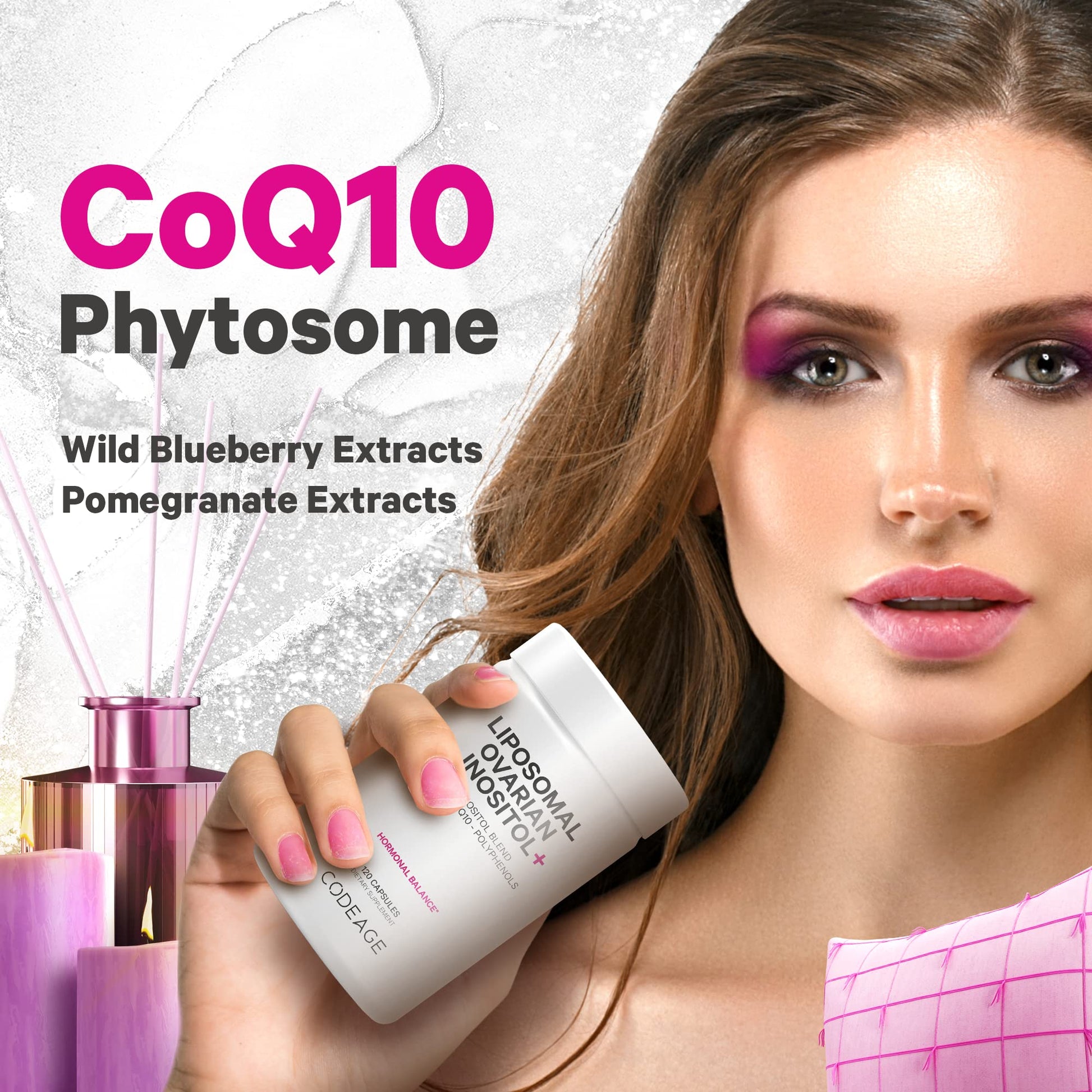 Codeage Liposomal Ovarian Inositol + Supplement - Myo-Inositol, D-Chiro-Inositol Codeage buy supplements canada