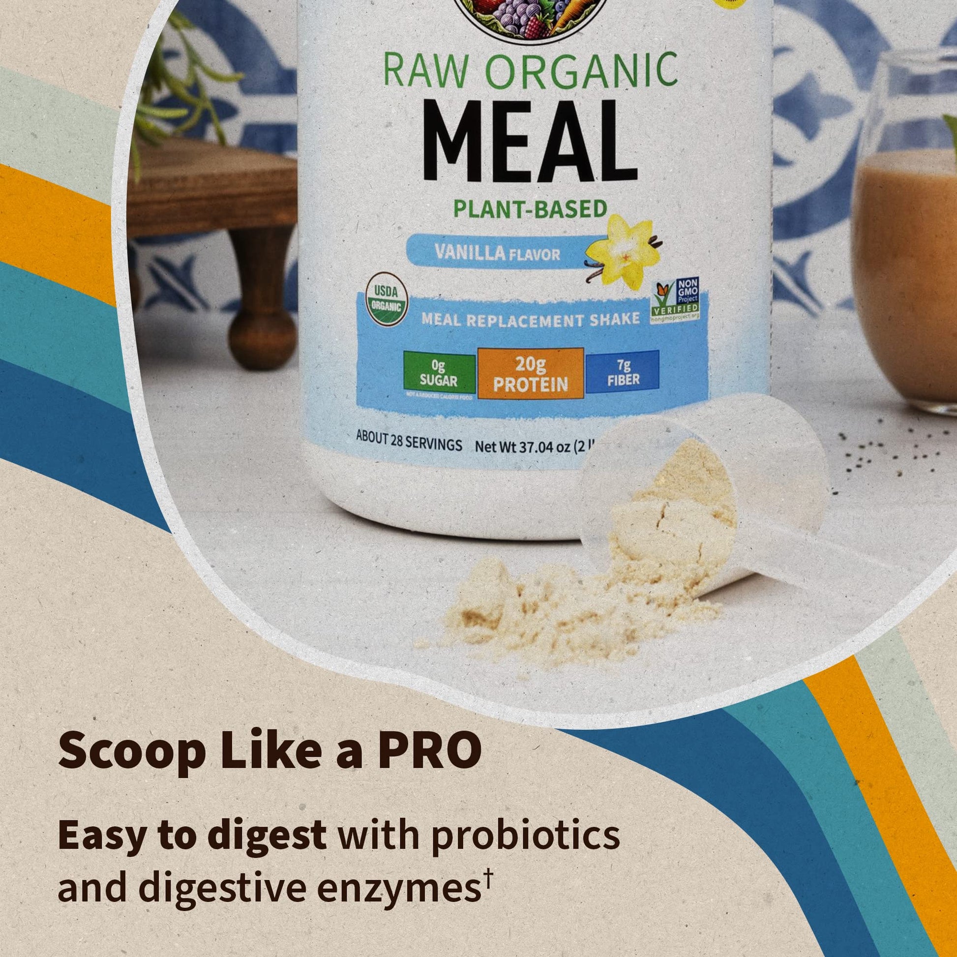 Garden of Life Vegan Protein Powder - Raw Organic Meal Replacement Garden of Life buy supplements canada