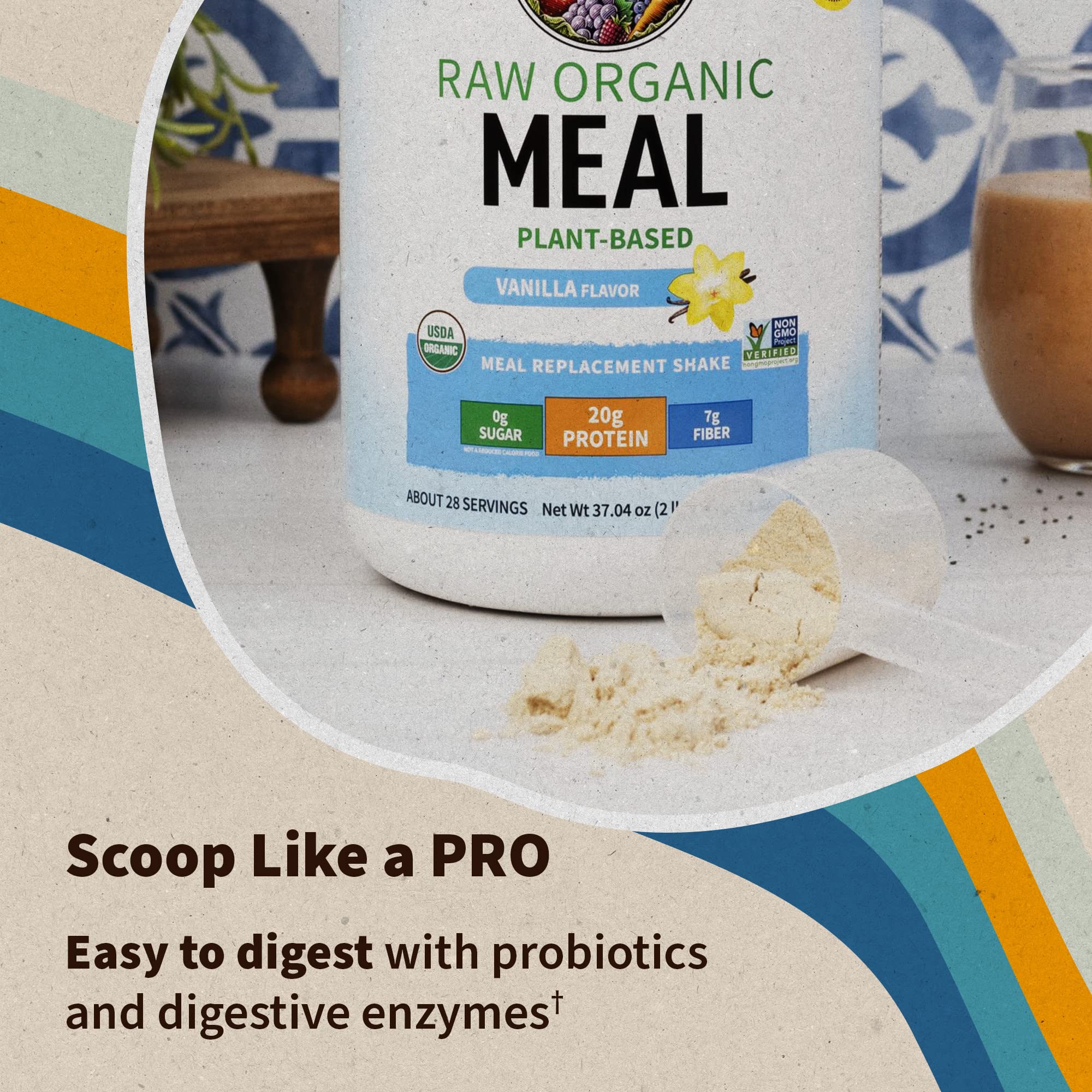 Garden of Life Vegan Protein Powder - Raw Organic Meal Replacement Garden of Life buy supplements canada