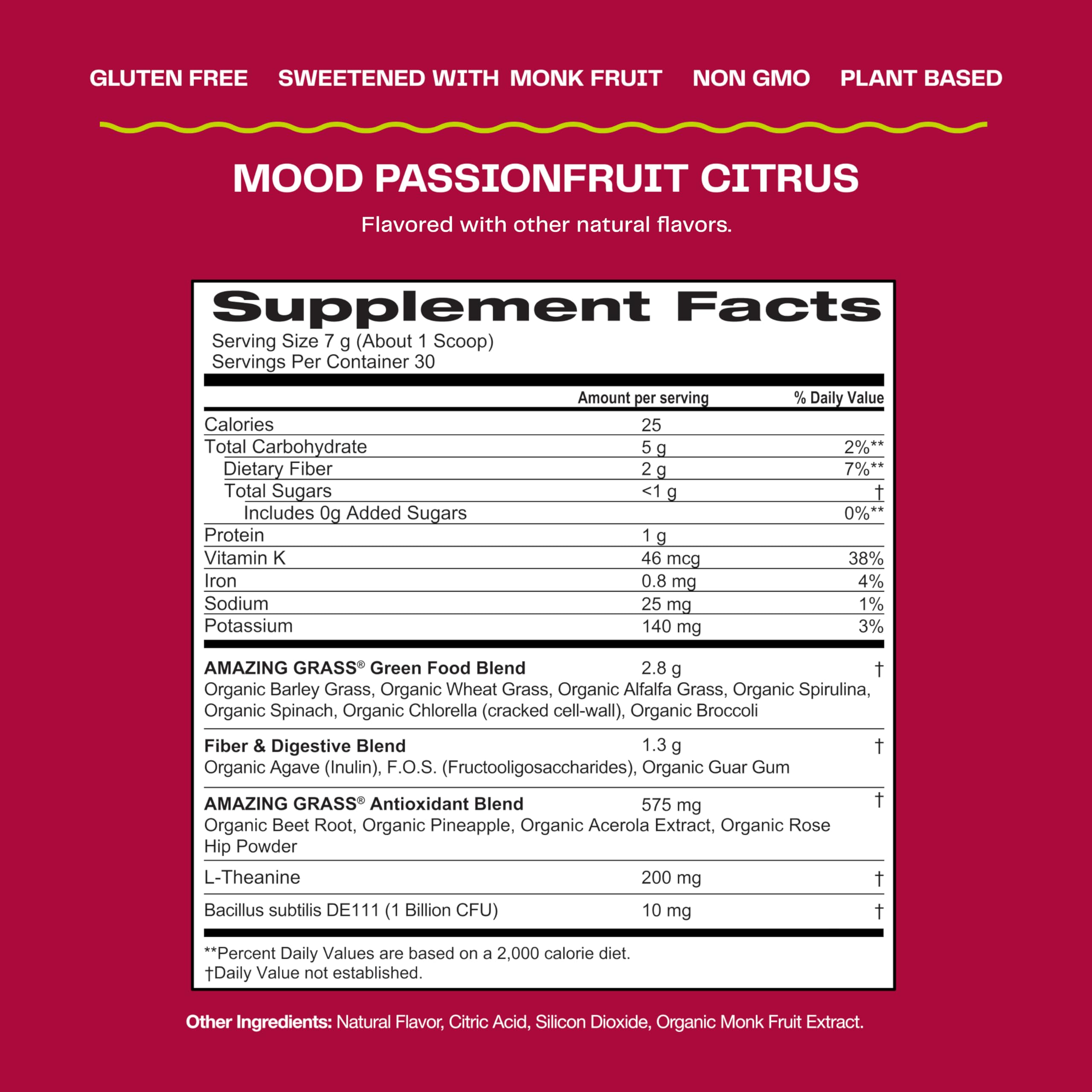 Amazing Grass Greens Blend Mood: Super Greens Powder Smoothie Mix for Mood, Relaxat Amazing Grass buy supplements canada