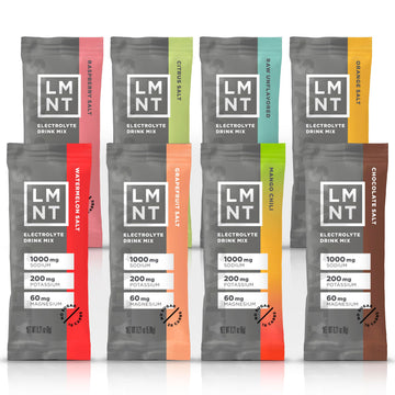 LMNT Zero Sugar Electrolytes - Sample Pack | Drink Mix | 8-Count Drink LMNT buy supplements canada