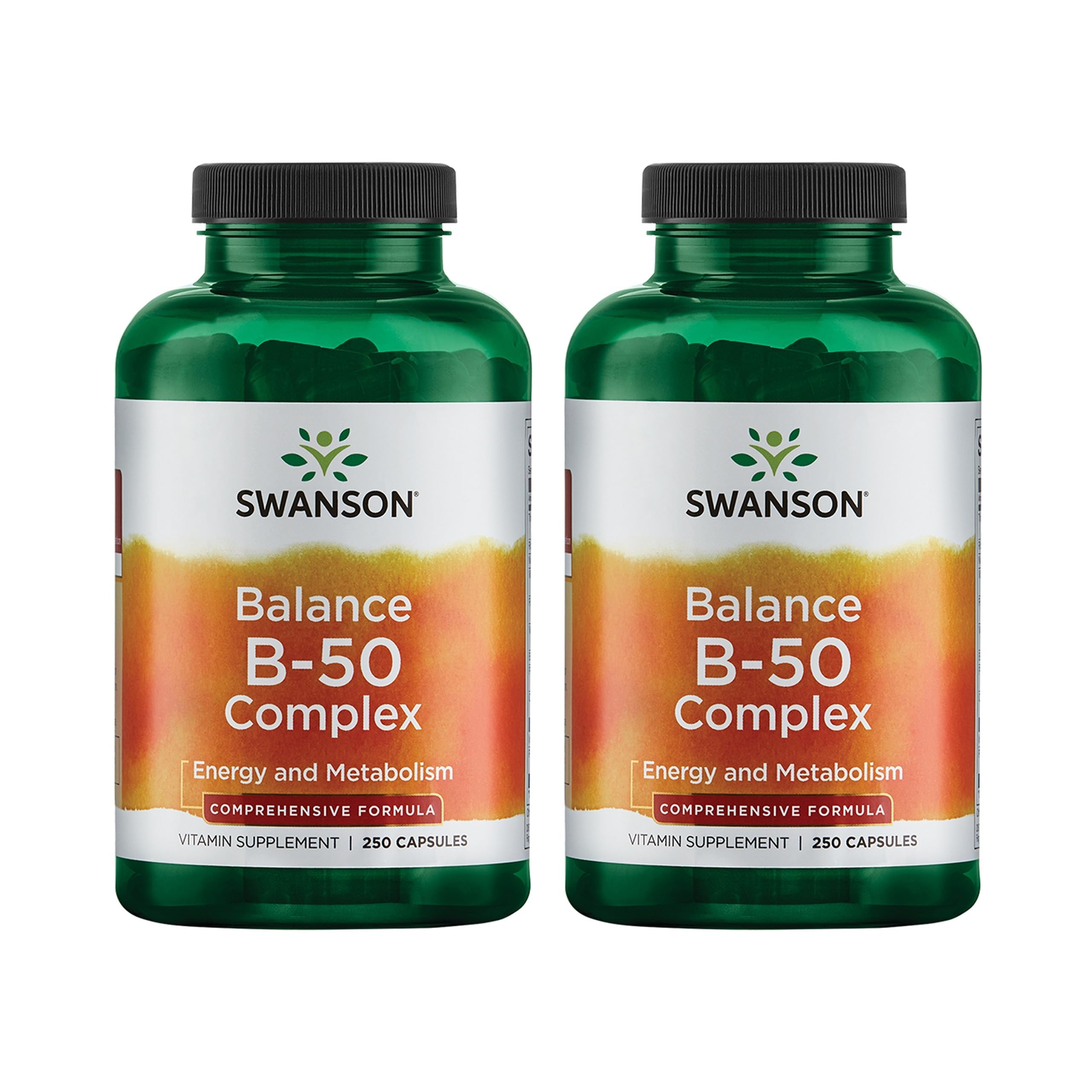 Swanson Balance B-50 High-Potency B Vitamin Complex for Busy Adults Seeking Immune, Heart, and Nervous System Support (250 Capsules) Swanson buy supplements canada