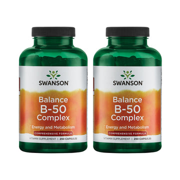 Swanson Balance B-50 High-Potency B Vitamin Complex for Busy Adults Seeking Immune, Heart, and Nervous System Support (250 Capsules) Swanson buy supplements canada