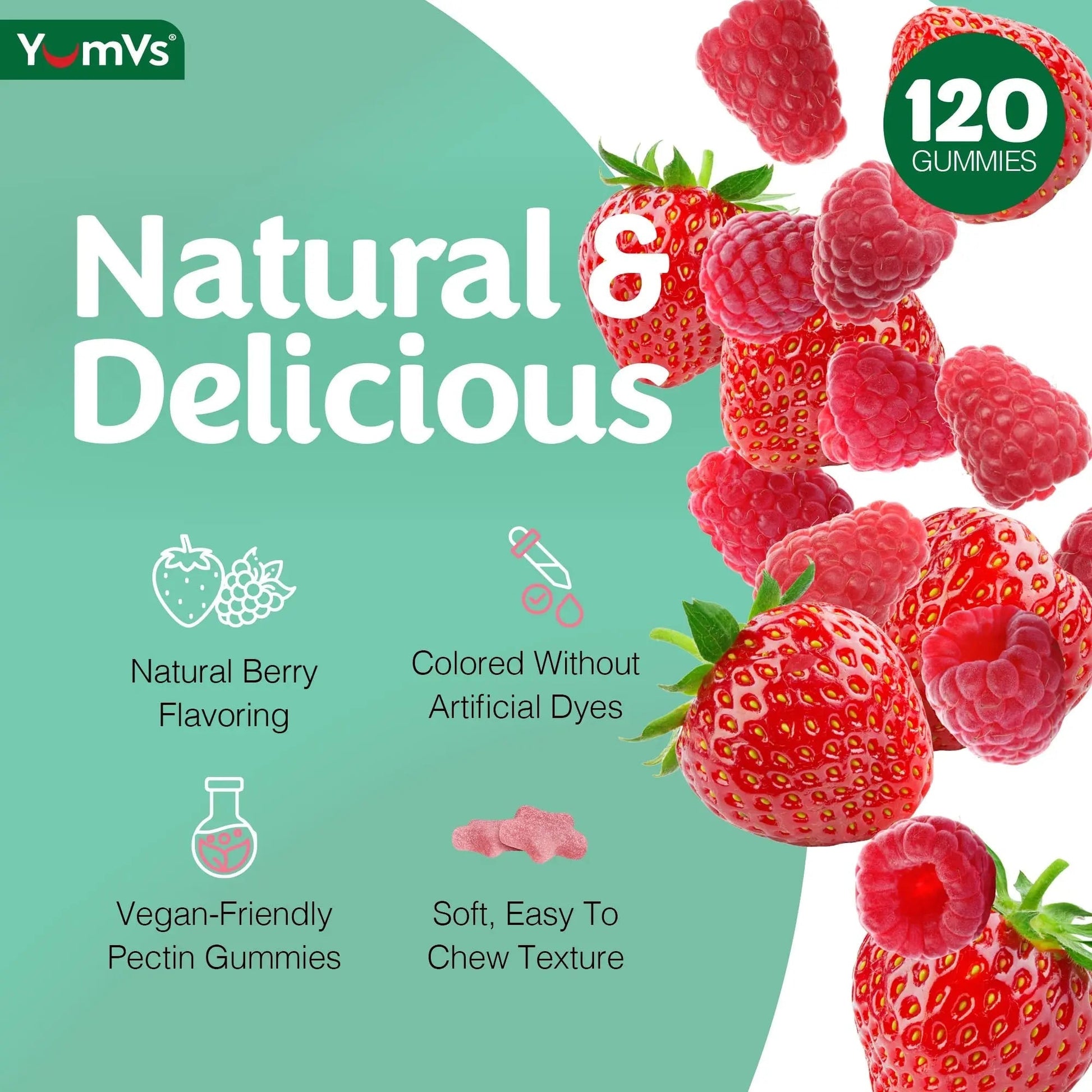 Multivitamin Gummies for Adults, Daily Gummy Vitamin for Women & Men, Immune Support Multivitamin Supplement YUM-V'S buy supplements canada