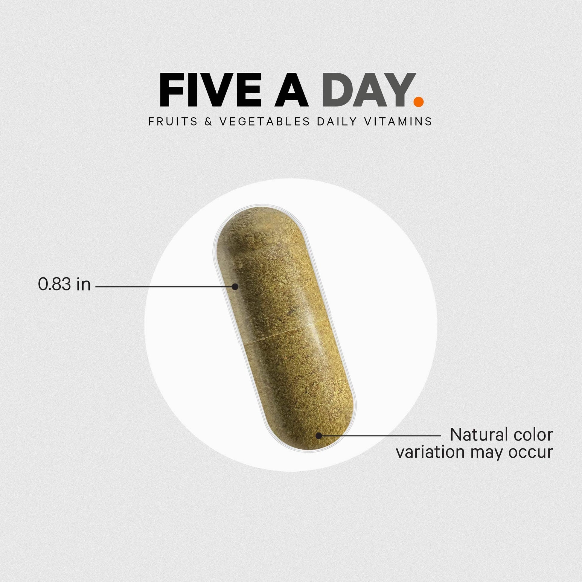 Codeage Instantfood Five A Day – Fruits & Vegetables Capsule Supplement – Whole Food Phytonutrients – 15 Fruits and Veggies Blend - Vegan, Non-GMO – 30 Capsules Codeage buy supplements canada