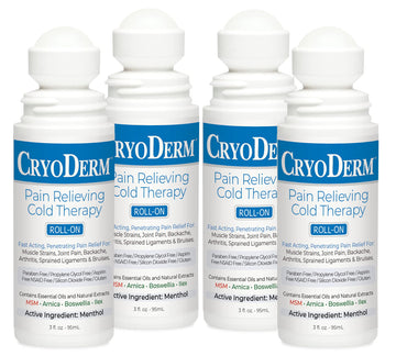 CryoDerm Pain Relieving, 3 Fl Oz (Pack of 4) CryoDerm buy supplements canada