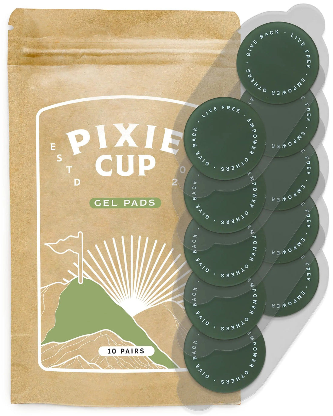 Pixie Pulse Replacement Pads - Replacement Gel Pads for Menstrual Cramps Unit - Pack of 20 (10 Pairs) Pixie Cup buy supplements canada