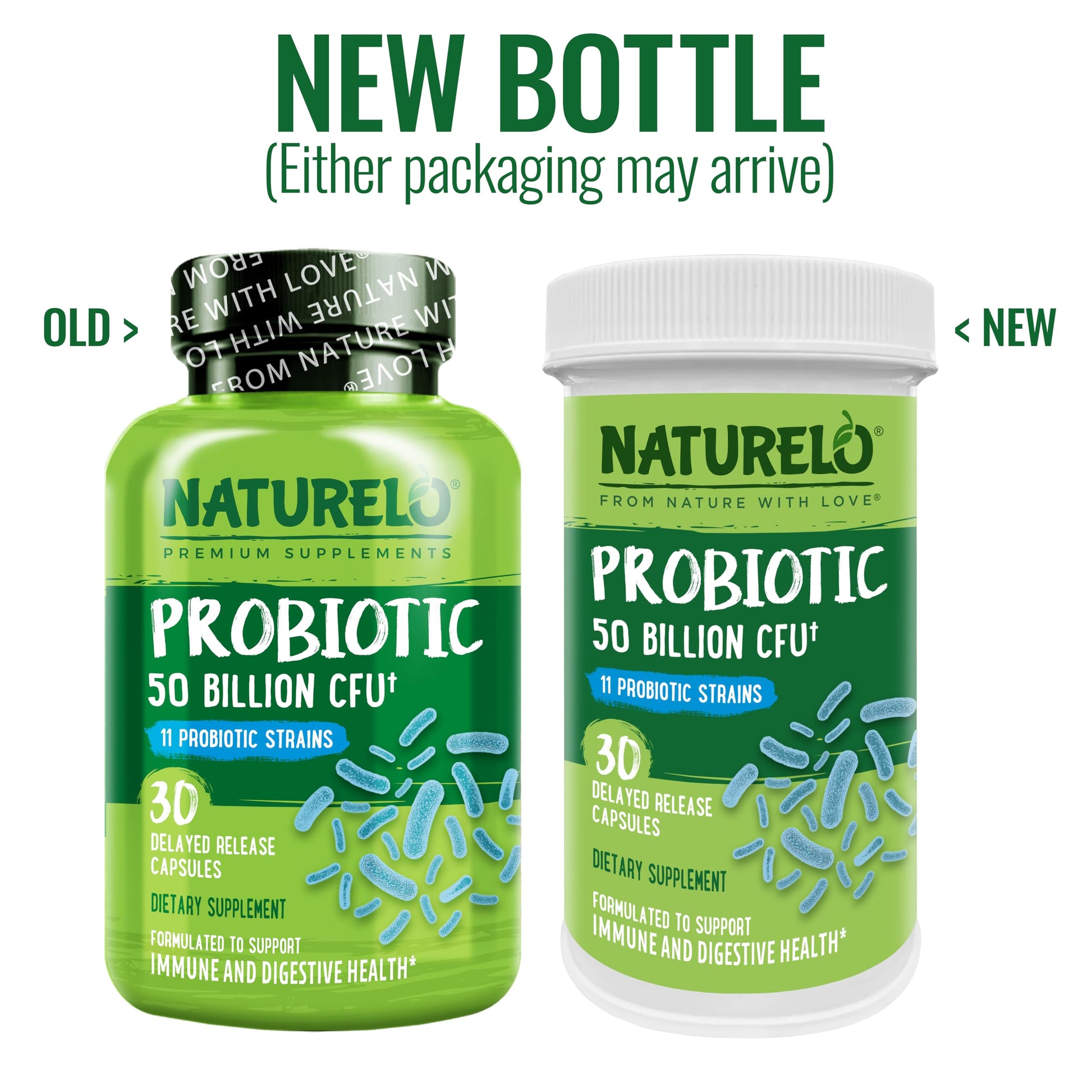 NATURELO Probiotic Supplement - 50 Billion CFU - 11 Strains - One Daily - Helps Support NATURELO buy supplements canada