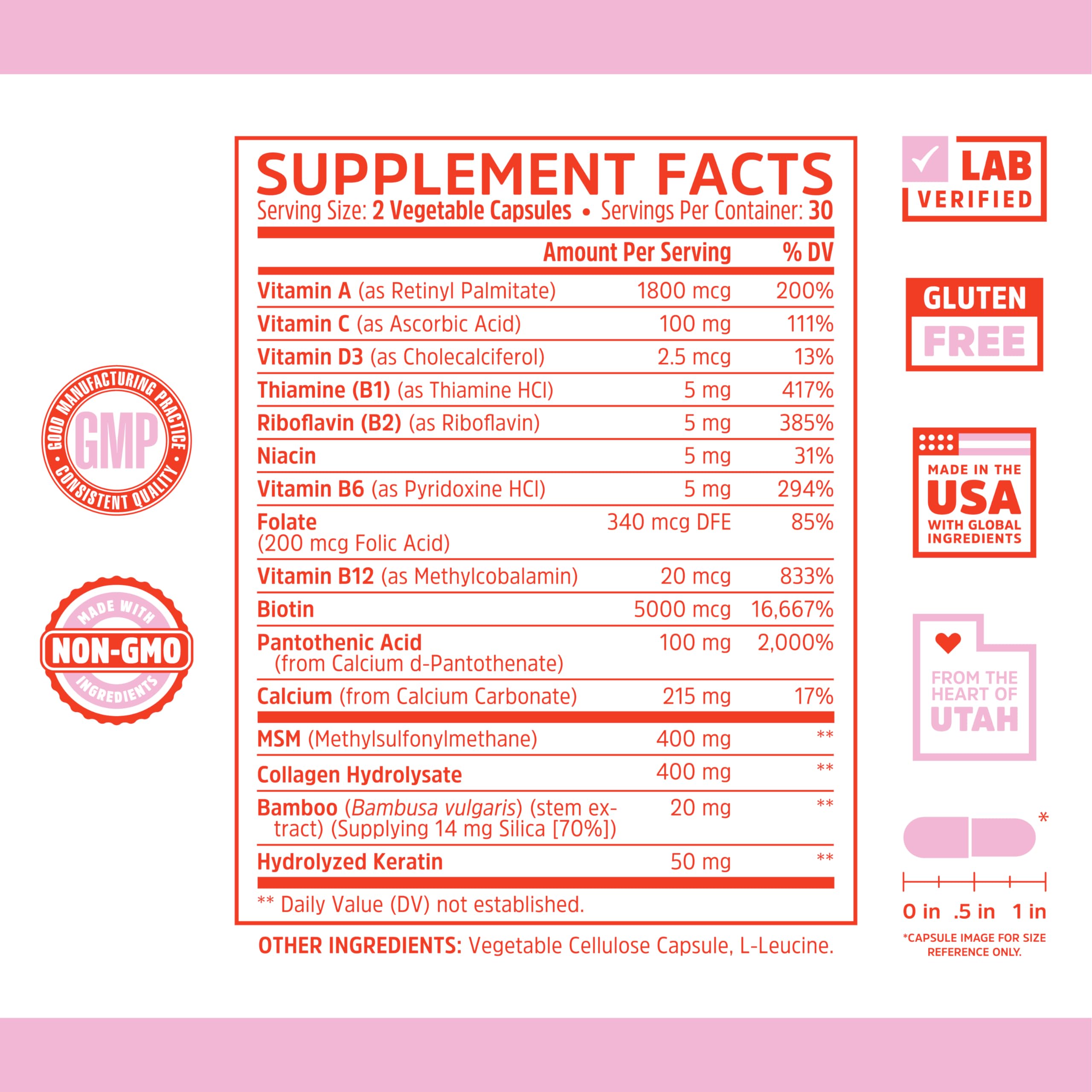 Zhou Hairfluence, Hair Growth Supplement with Biotin 5000mcg, Collagen, Keratin, Zhou Nutrition buy supplements canada
