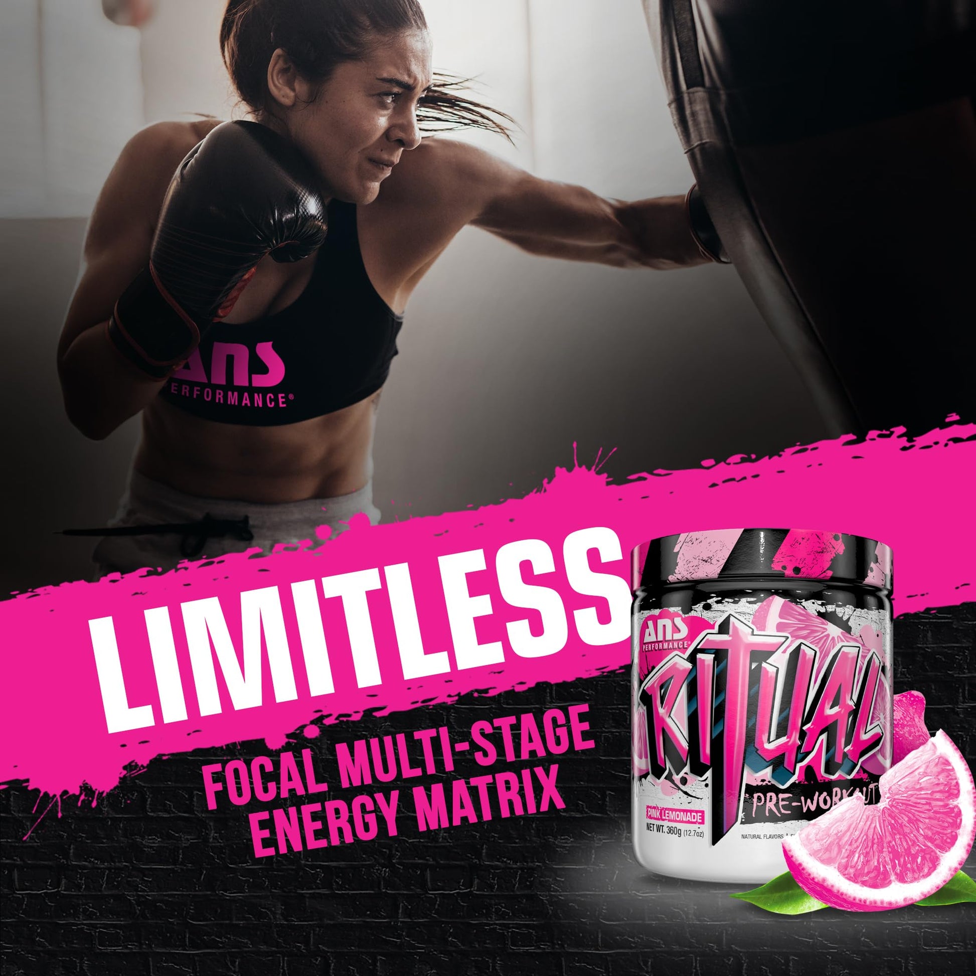 ANS Performance Ritual Pre Workout (30 Servings, 12.7 oz) - Complete Preworkout Formula ANS Performance buy supplements canada