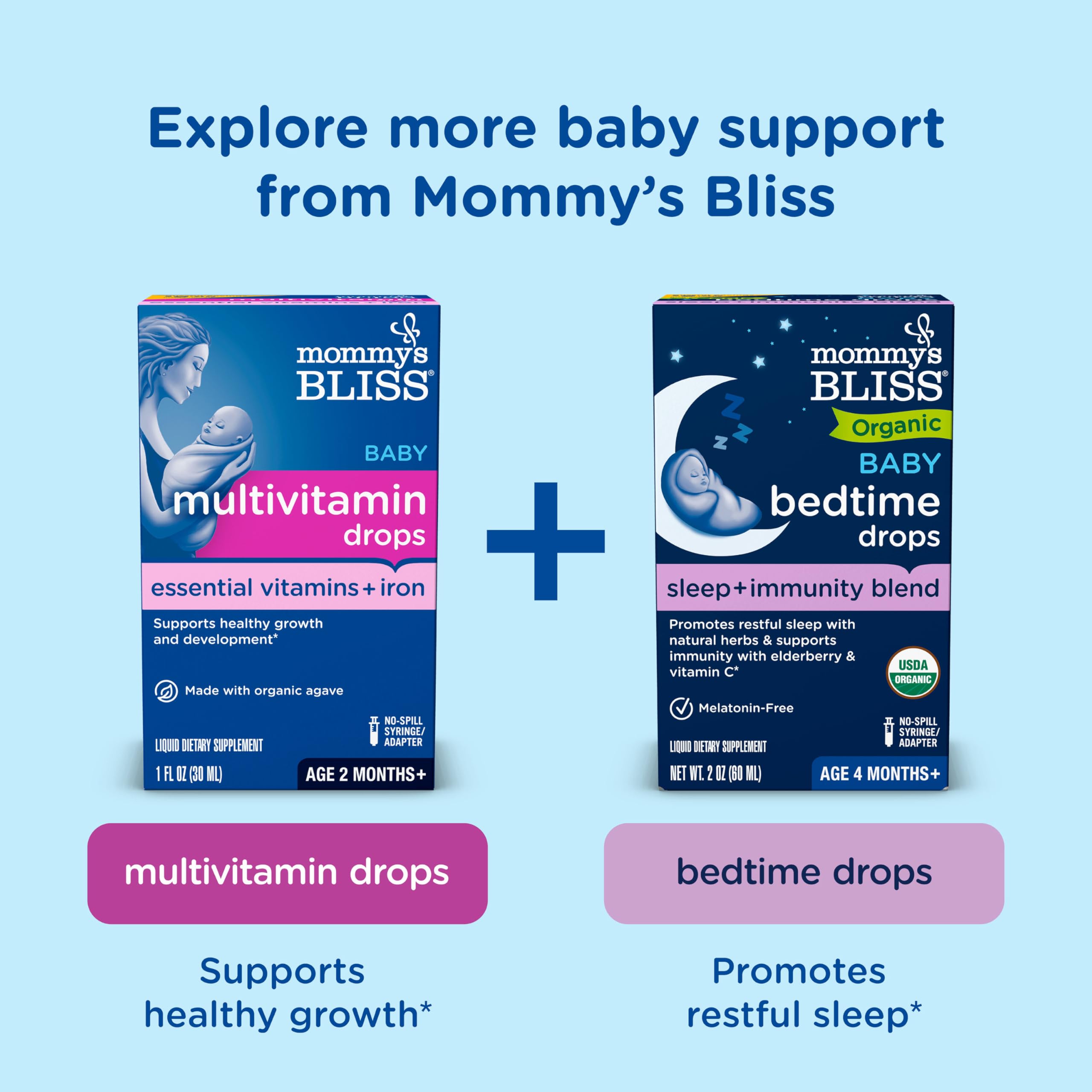Mommy's Bliss Baby Probiotic Drops Everyday - Gas, Constipation, Colic Symptom Relief - Newborns & Up Mommy's Bliss buy supplements canada