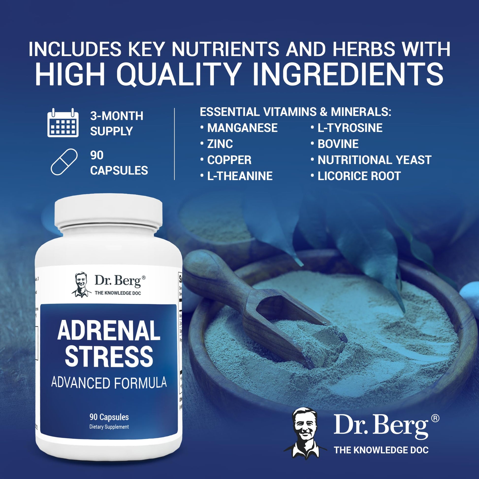 Dr. Berg’s Adrenal Stress Advanced Formula - Adrenal Support Supplements for Stress Dr. Berg Nutritionals buy supplements canada