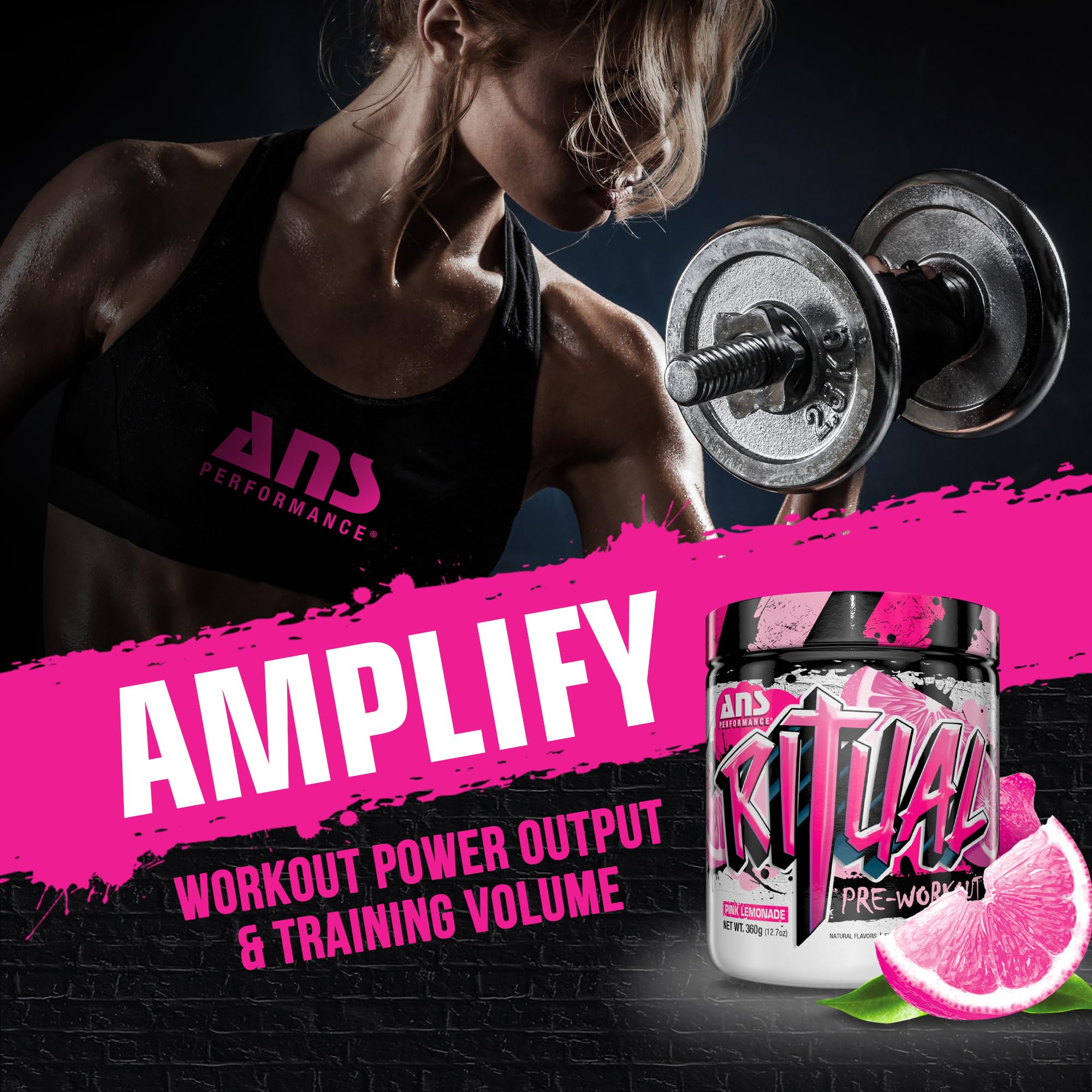 ANS Performance Ritual Pre Workout (30 Servings, 12.7 oz) - Complete Preworkout Formula ANS Performance buy supplements canada