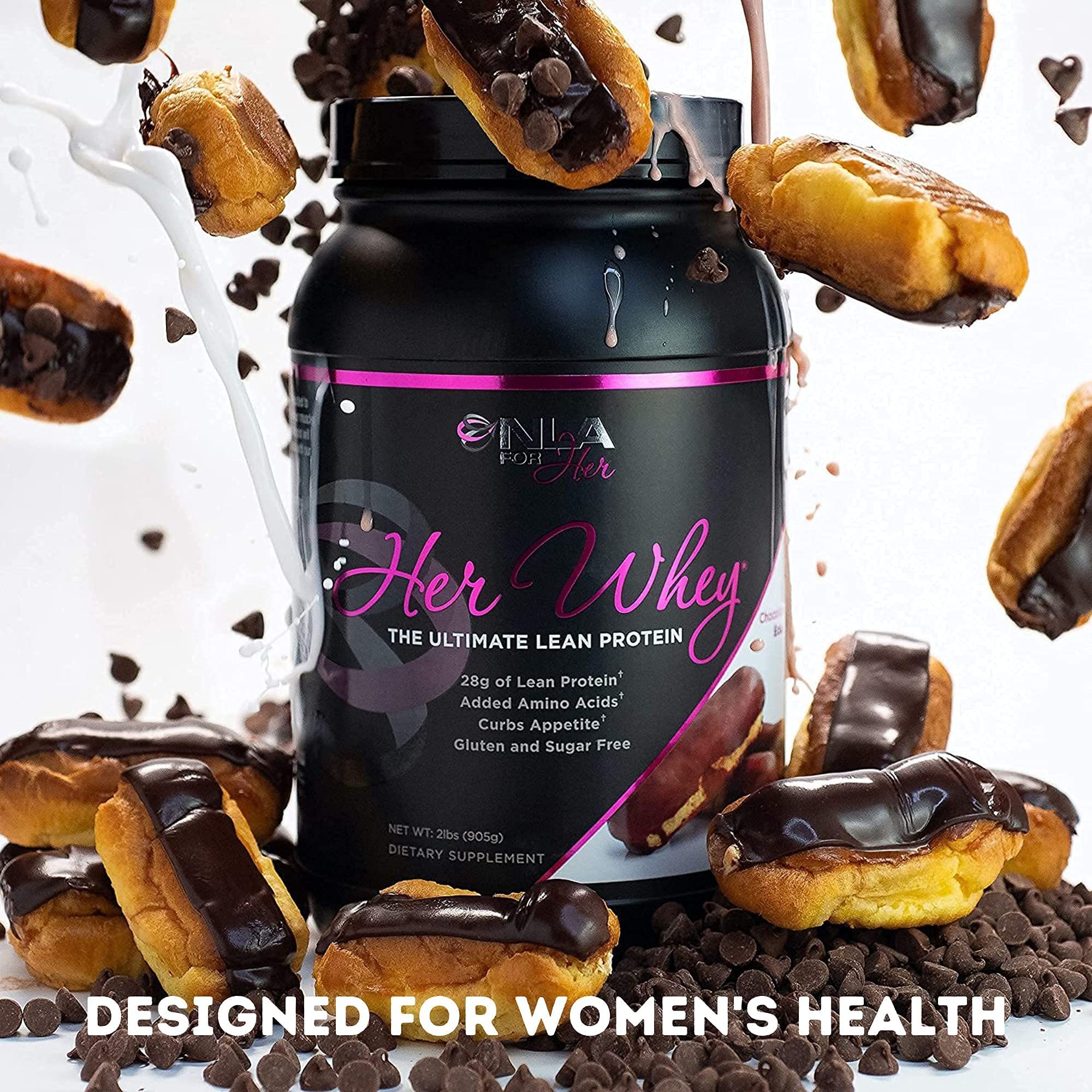 NLA for Her Pre/Post Workout Stack (Includes Her Whey Chocolate Éclair and Uplift Pre NLA for Her buy supplements canada