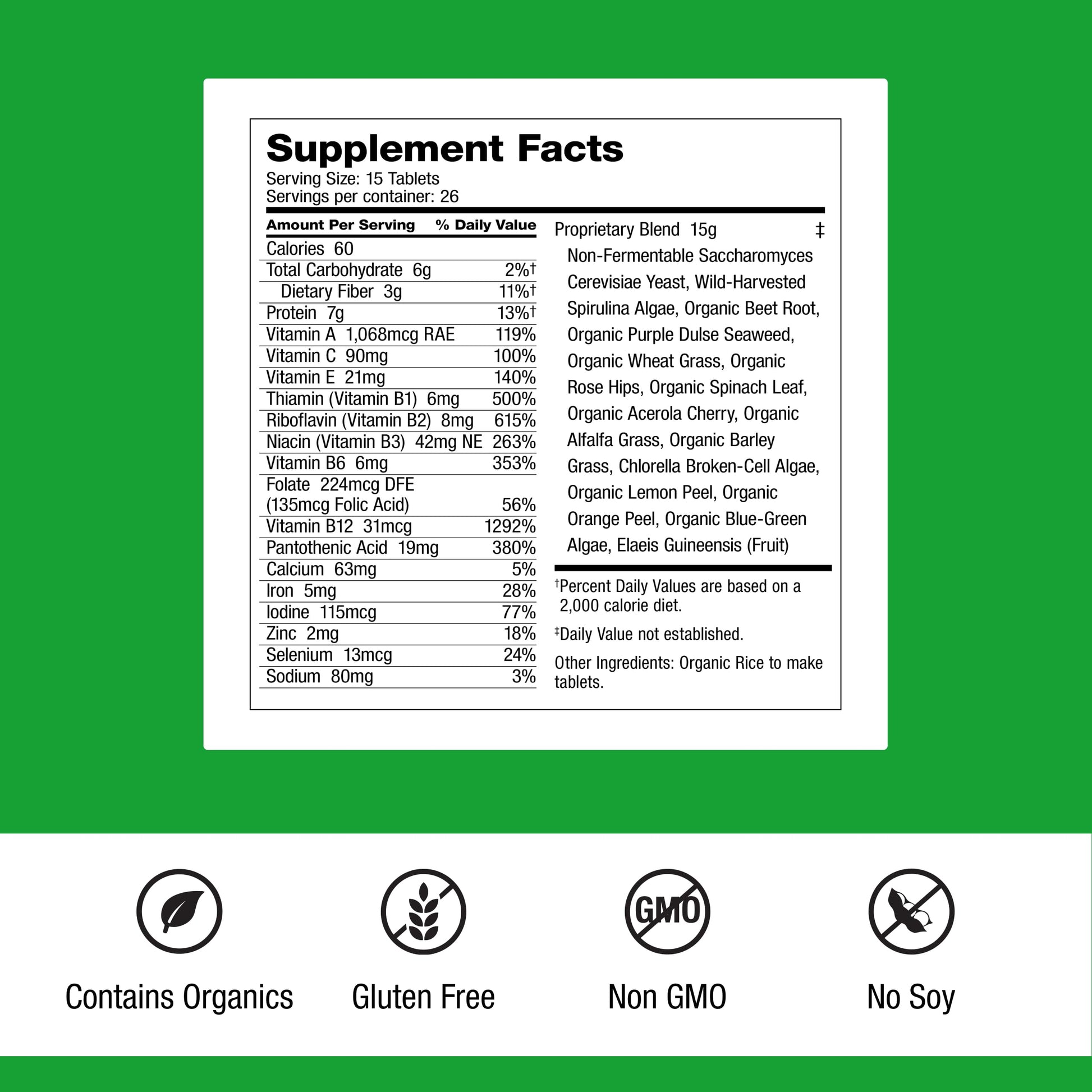 Dr. Schulze's SuperFood Plus - Everyday Superfood Supplement to Support Overall Wellness - Clean, Quality Nutrition - Supports Metabolism & Daily Energy - Gluten-Free & Dairy-Free - 390 Tablets Dr. Schulze's buy supplements canada