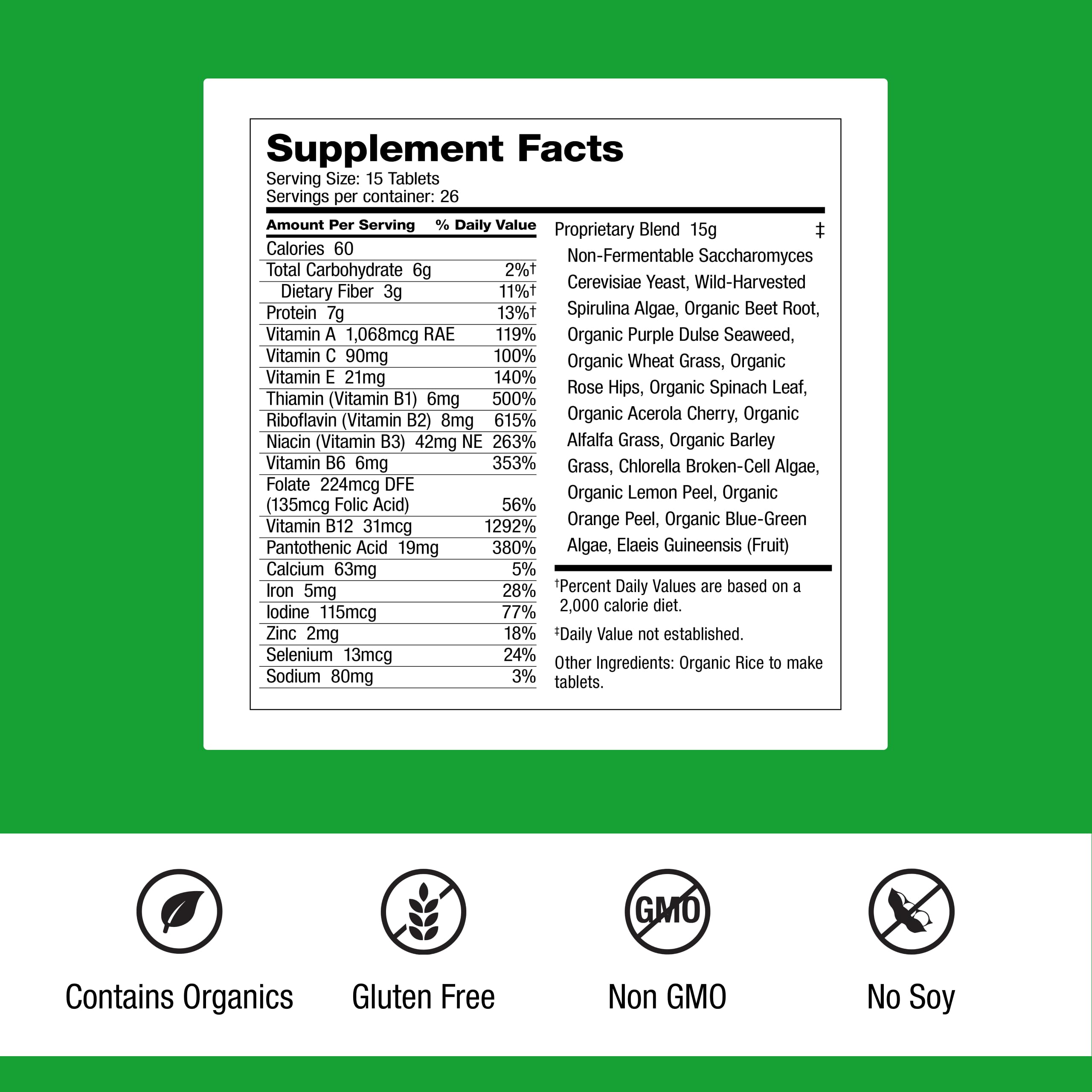 Dr. Schulze's SuperFood Plus - Everyday Superfood Supplement to Support Overall Wellness - Clean, Quality Nutrition - Supports Metabolism & Daily Energy - Gluten-Free & Dairy-Free - 390 Tablets Dr. Schulze's buy supplements canada
