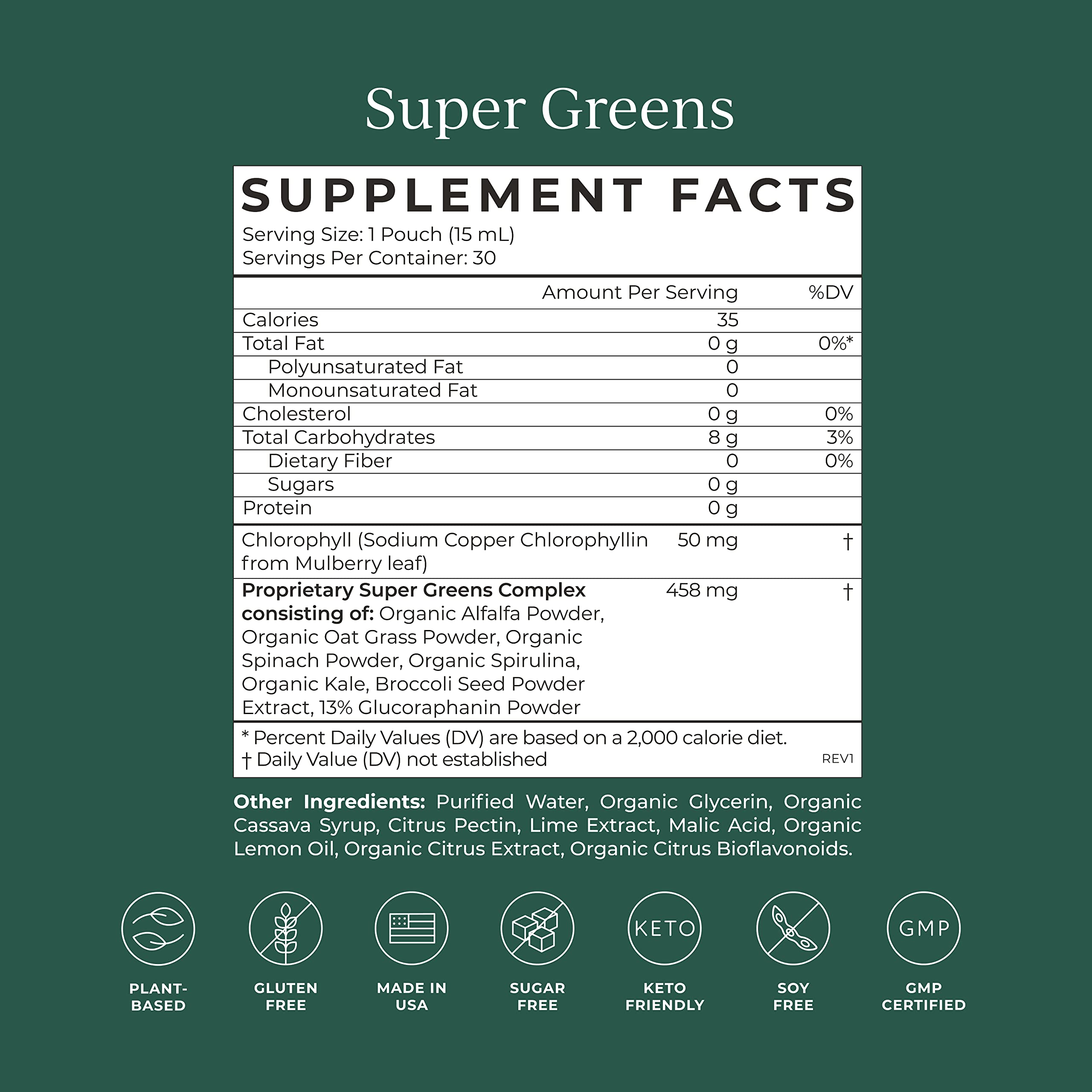 CYMBIOTIKA Super Greens Supplement with Chlorophyll, Spirulina, Daily Vegan Superfood Packets for Digestive Gut Health, Detox, Energy and Immune Support, Citrus Lime Flavor, 15 mL Pouches, 30 Pack CYMBIOTIKA buy supplements canada