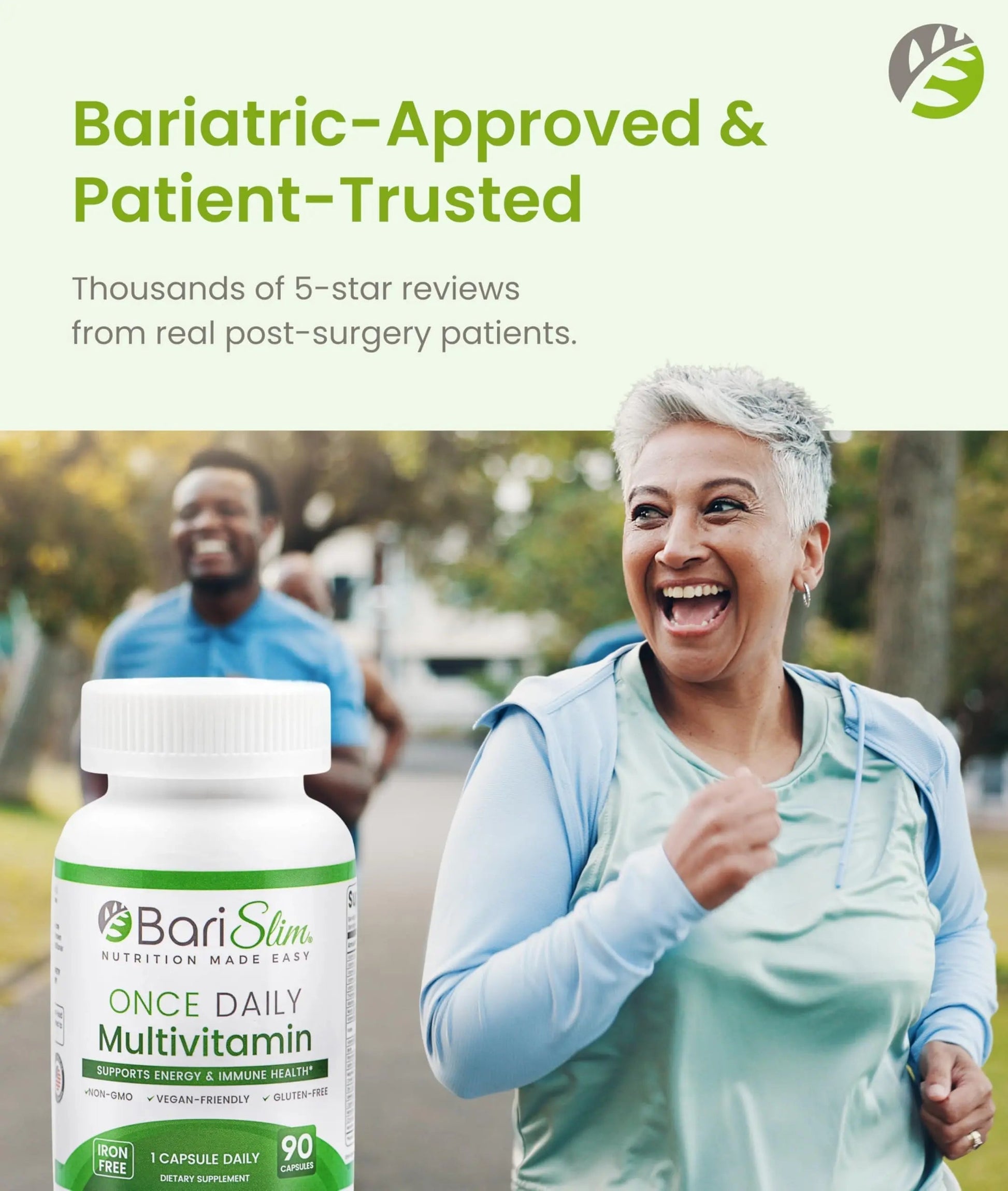 BariSlim Once Daily Bariatric Multivitamin Capsule - Iron-Free Formula - Bariatric Vitamin and Supplement for Post Surgery BariSlim buy supplements canada