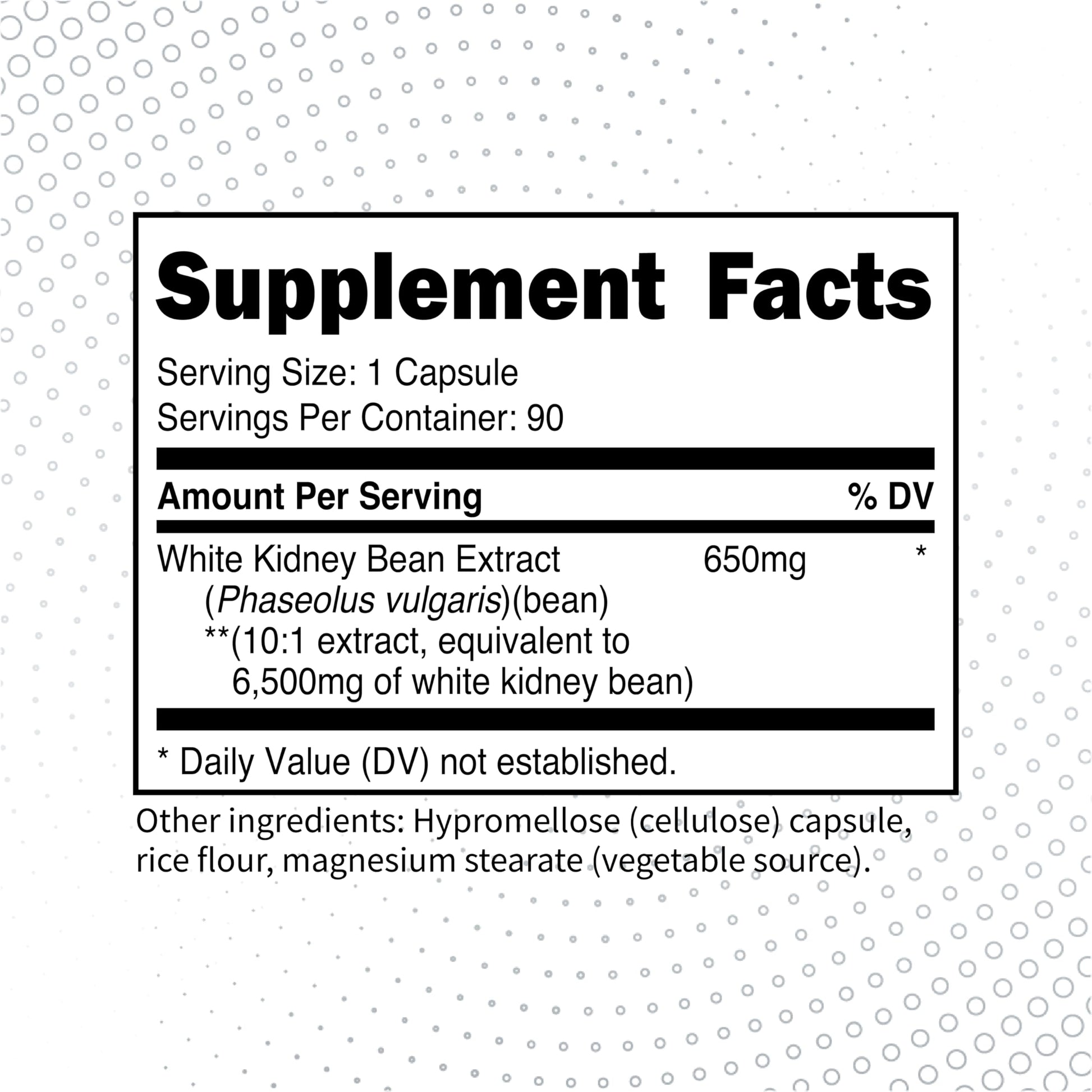 Type Zero Clean White Kidney Bean Capsules (6,500 MG Equivalent Per Serving, 90 Count) - Non-GMO, Gluten Free Type Zero buy supplements canada