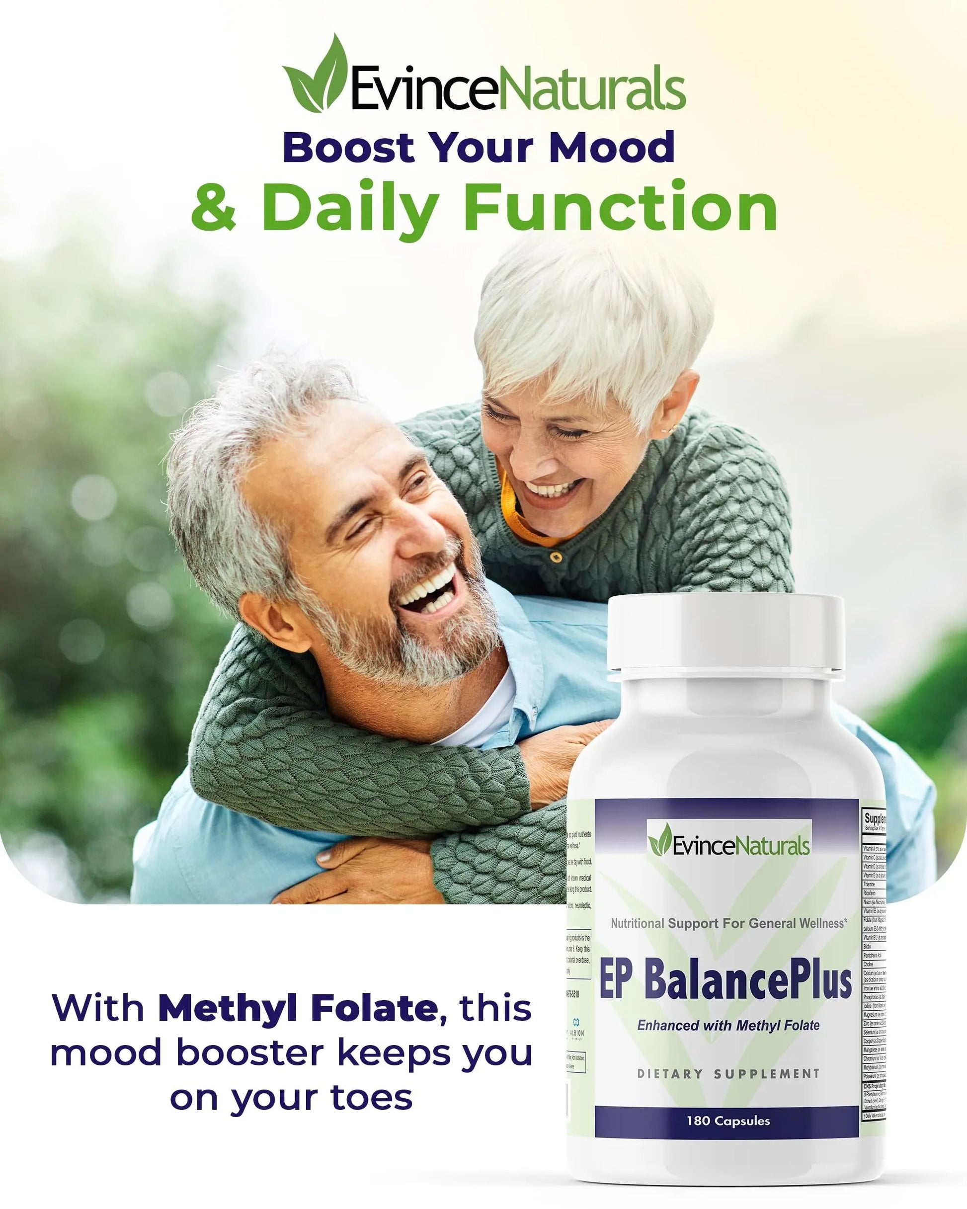 EP BalancePlus Multivitamin for Adults - Multivitamin for Men & Women with Vitamins and Minerals - Methyl Folate & Amino Acids for Nutritional Support EvinceNaturals buy supplements canada