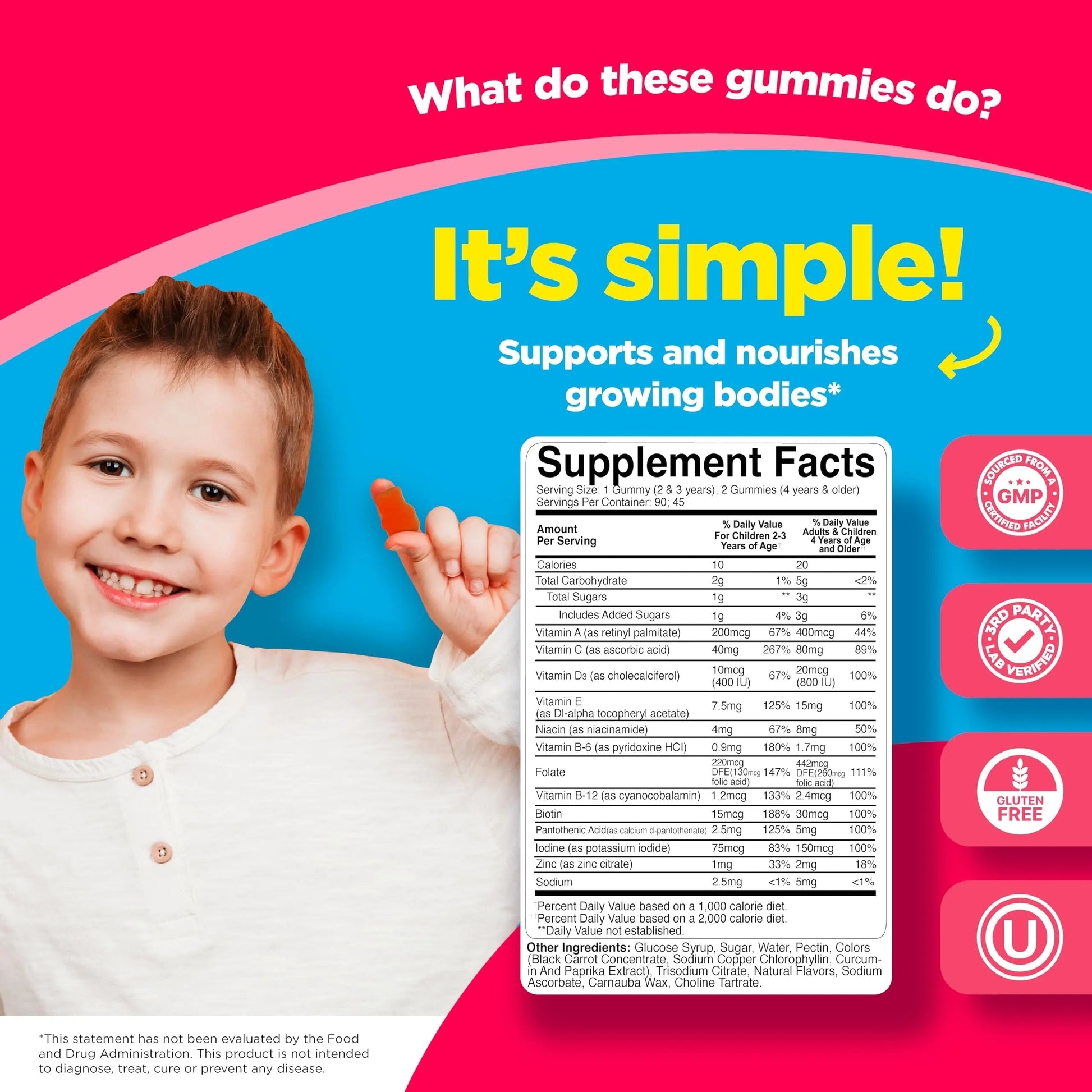 Phytoral Kids Vitamins Gummy Multivitamin Chewable - Kids Gummy Vitamins for Mood Support Natural Energy Boost Phytoral buy supplements canada