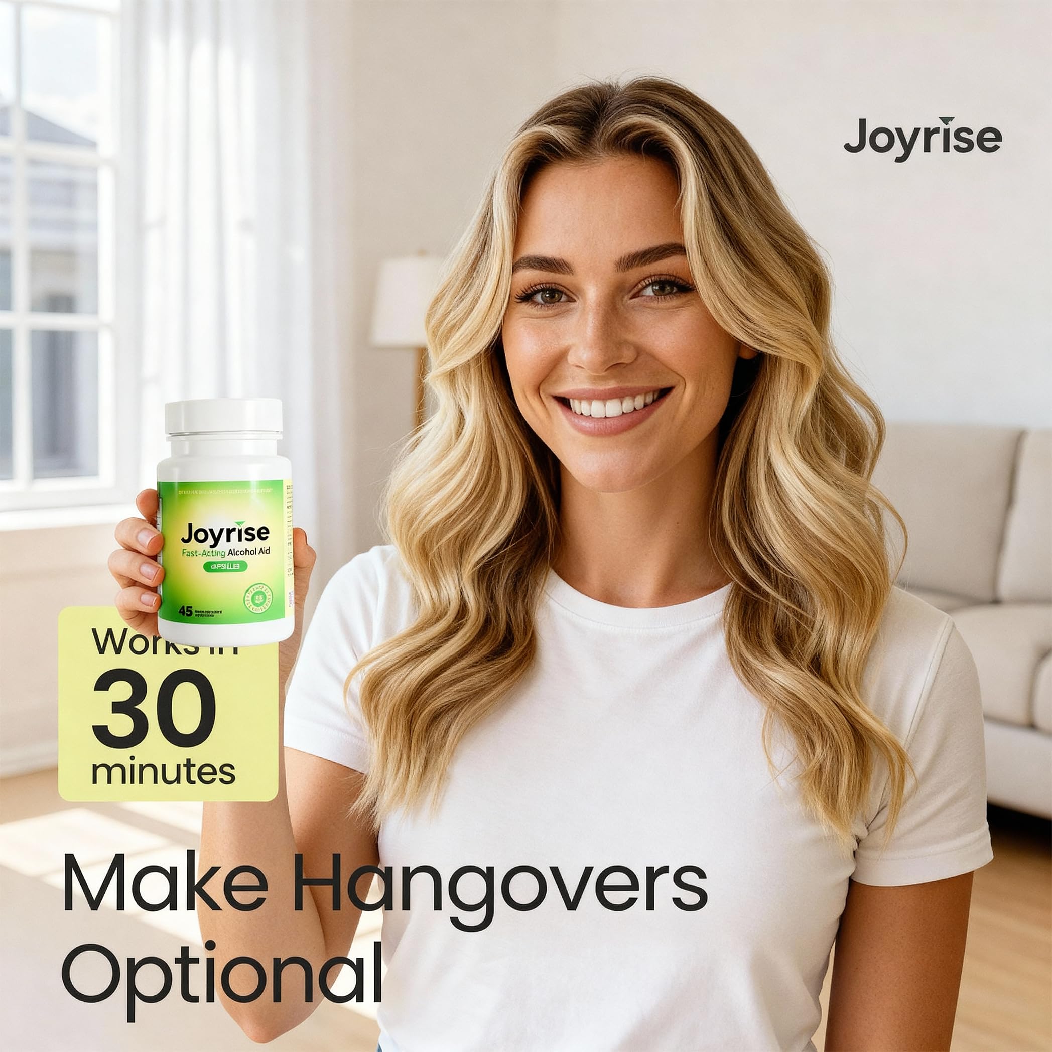 Joyrise® After Drinking Aid – Fast Acting Capsules with DHM – Alcohol Metabolism Support, Liver Health, Rapid Bioavailability & Body Replenishment – 45 Capsules (15 Servings) Joyrise buy supplements canada