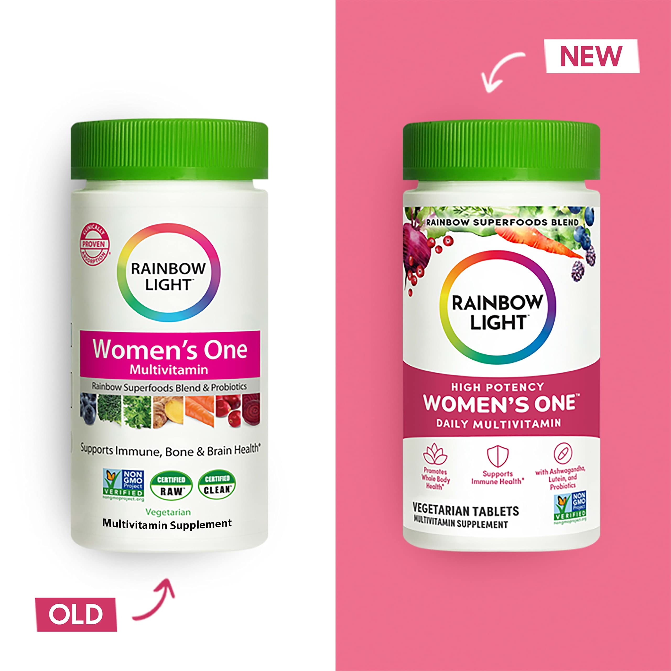 Rainbow Light Womens One High-Potency Daily Multivitamin, Womens Multivitamin Rainbow Light buy supplements canada