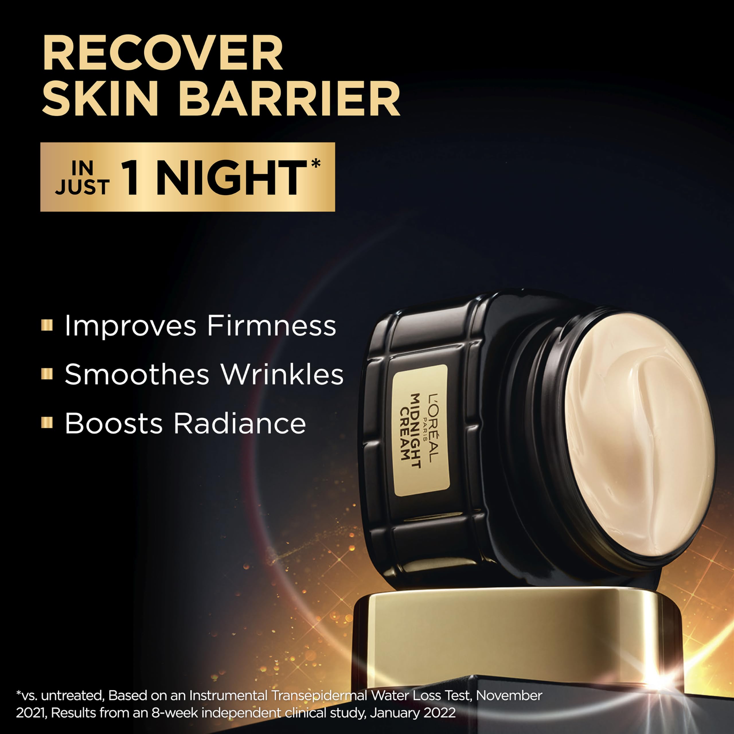 L'Oreal Paris Age Perfect Anti-Aging Midnight Cream, Face Moisturizer to Reduce Wrinkles and Firm Skin, 1.7oz + Serum Sample L'Oreal Paris buy supplements canada