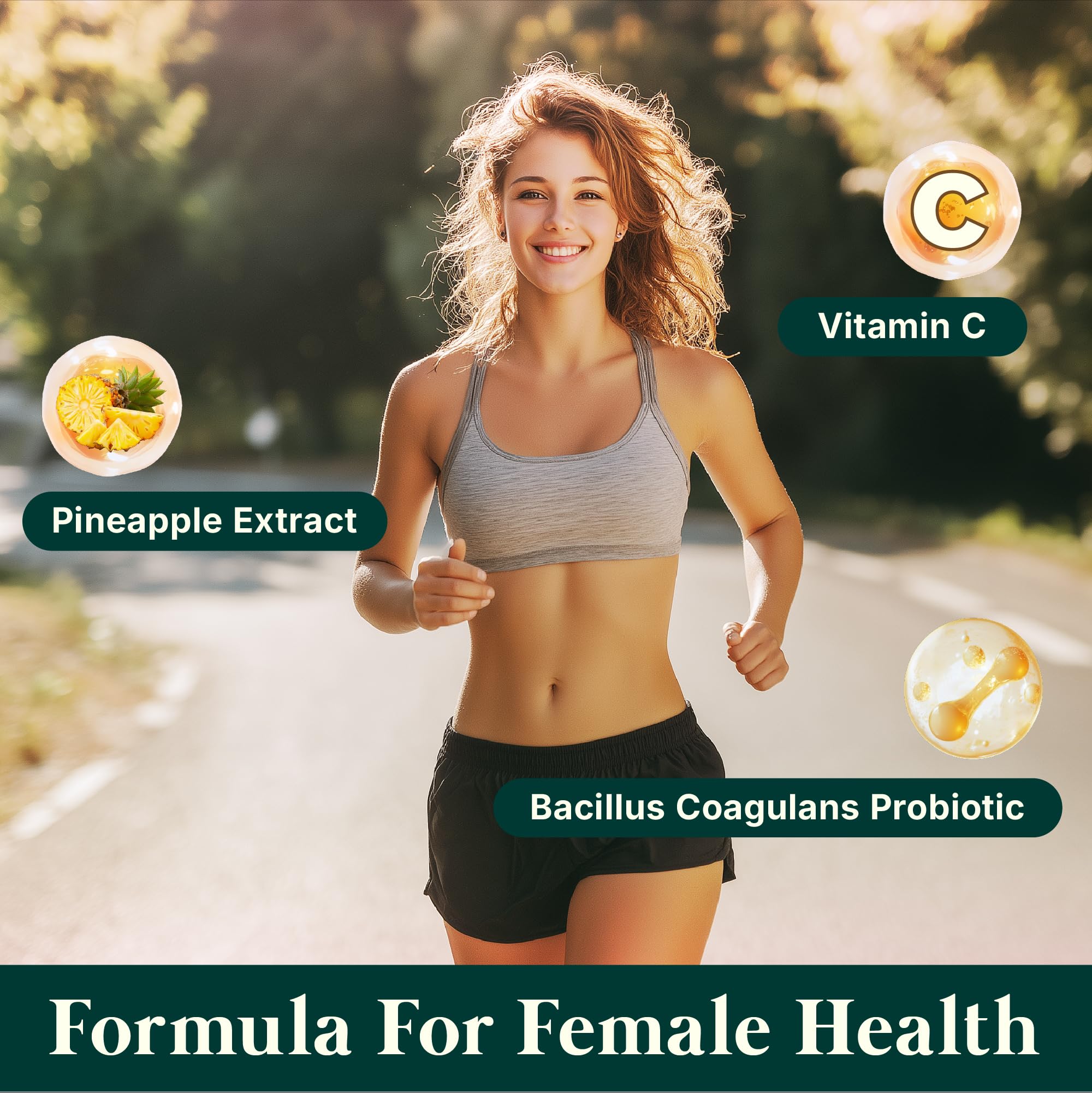 Premium Feminine Balance Gummies for Women - Hawaiian Pineapple Gummies for Women PH Balance Wellness, Immune Support, Vegan Daily Supplement for Odor and Flora Health , 60 Counts - 30 Servings Aurabliss buy supplements canada