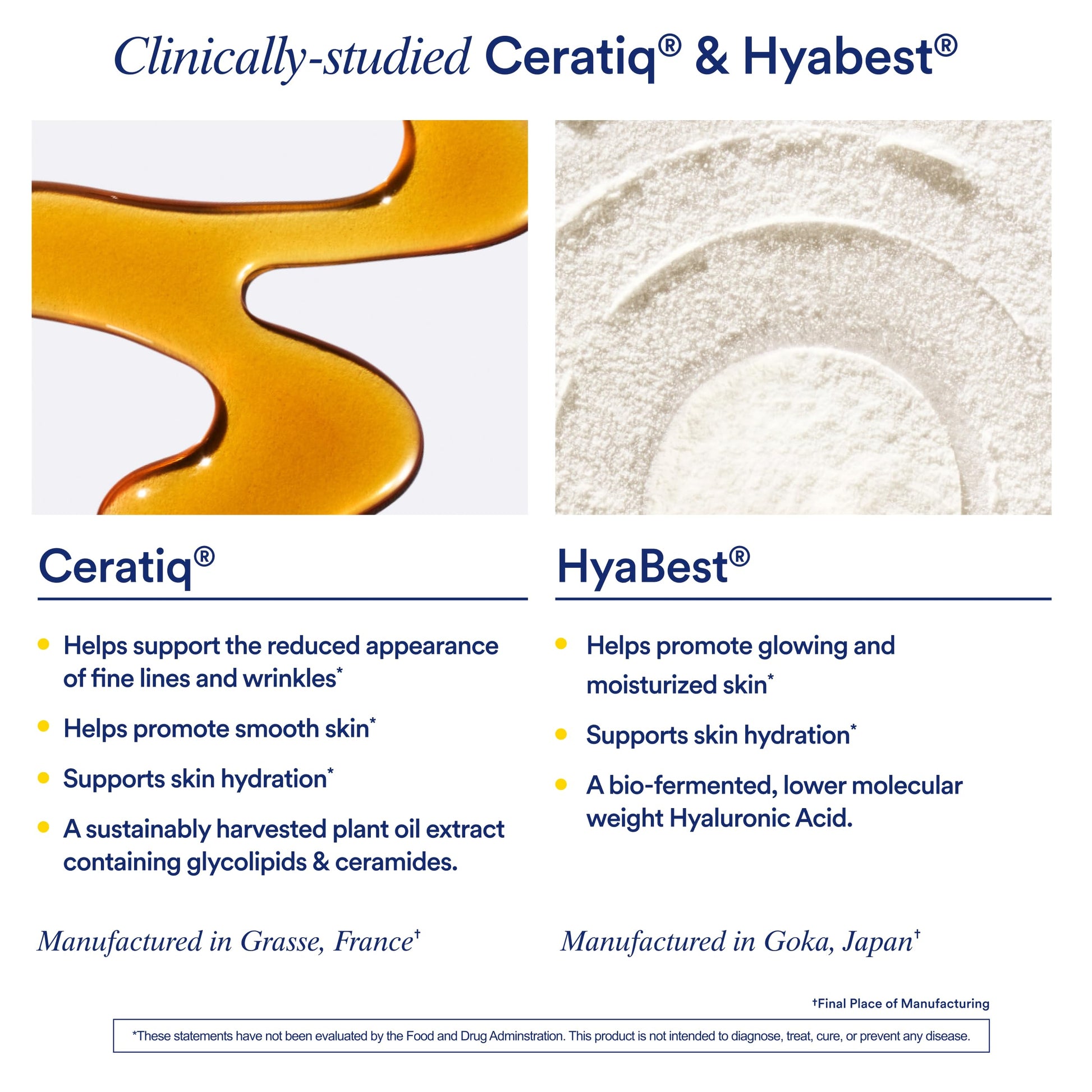 Ritual HyaCera Skin Supplement for Wrinkle Support, with Hyabest® and Ceratiq® for Skin Hydration Support, Hyaluronic Acid, Glycolipids, Ceramides, Gluten Free, Non GMO, Vanilla Essence, 30 Day Supply Ritual buy supplements canada