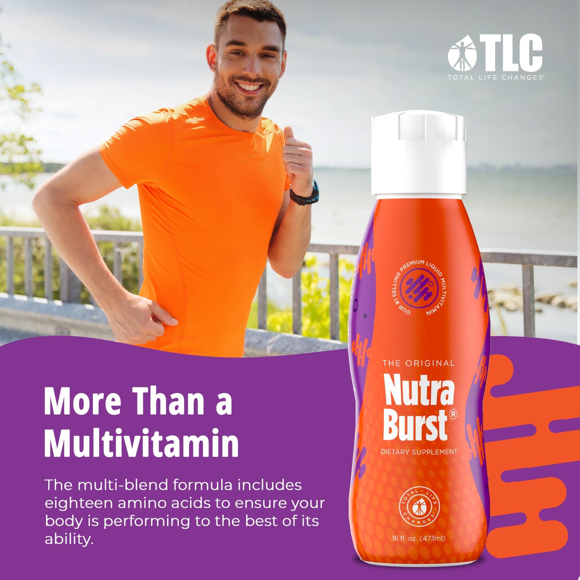 NutraBurst - Liquid Multivitamin, Daily Nutritional Support, Packed with Essential Vitamins and Minerals, 16 fl. oz NUTRA BURST buy supplements canada