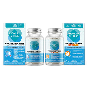 Health & Her Perimenopause & Mind+ - Multi-Nutrient and Cognitive Function Support Bundle (1-Month Supply) Health and Her buy supplements canada
