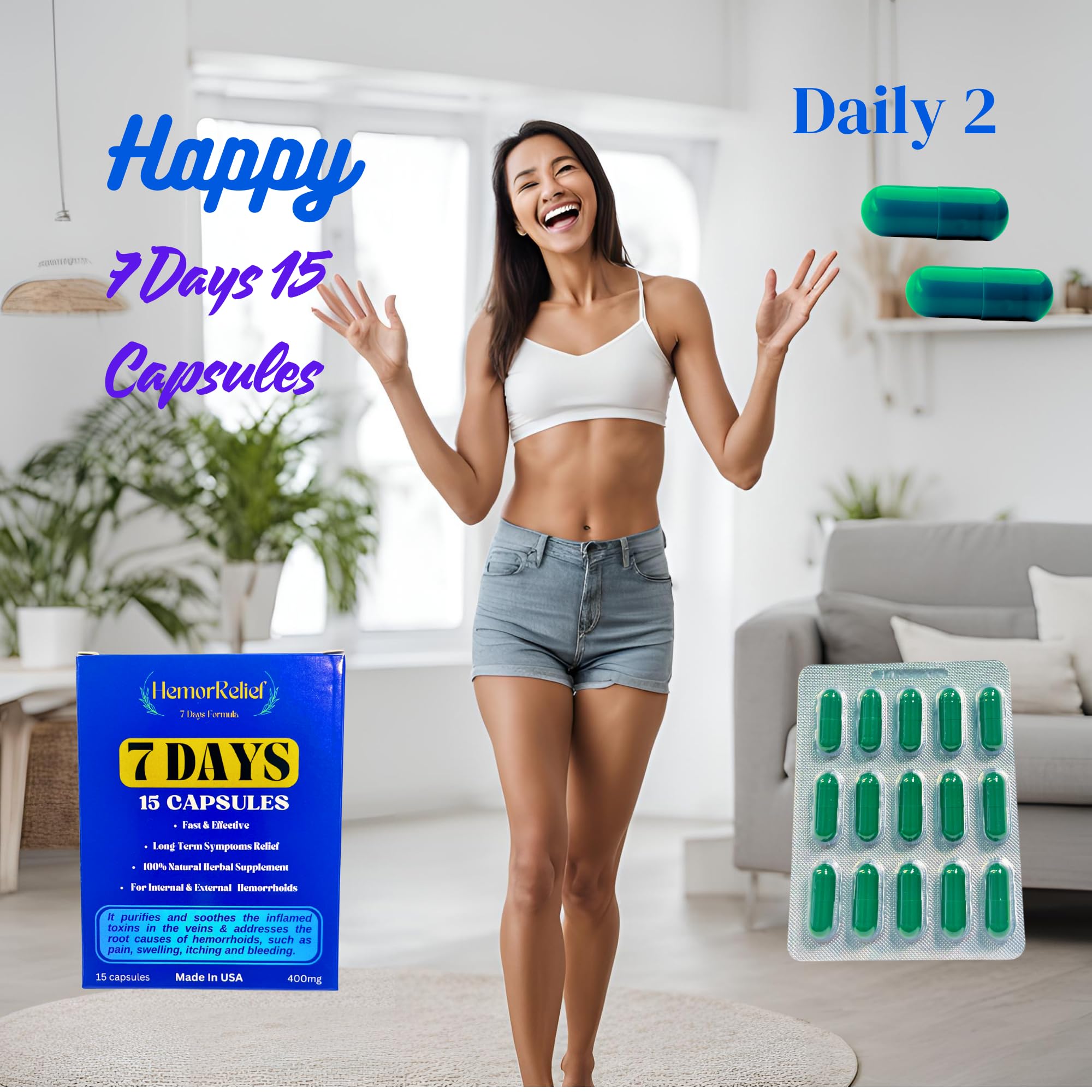 7Days Hemorrhoid Detox Formula, Works to Address The Root Causes of Hemorrhoids Provide Fast & Long-Lasting Relief Generic buy supplements canada