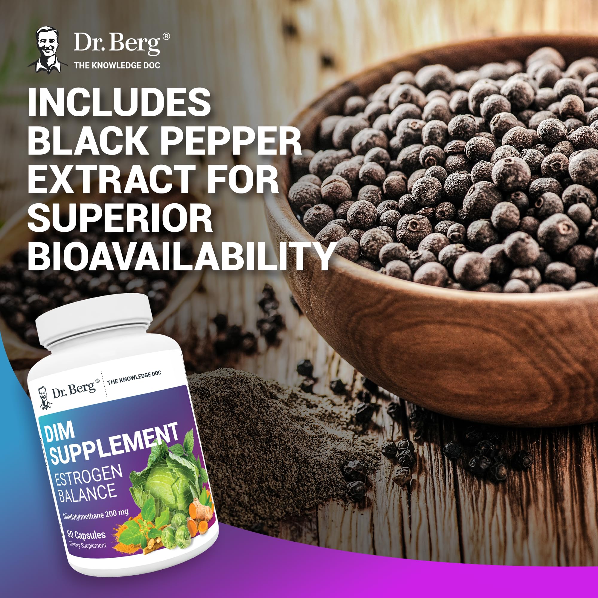 Dr. Berg DIM Supplement Estrogen Balance - Original Estrogen Supplement for Women with Diindolylmethane Dr. Berg Nutritionals buy supplements canada