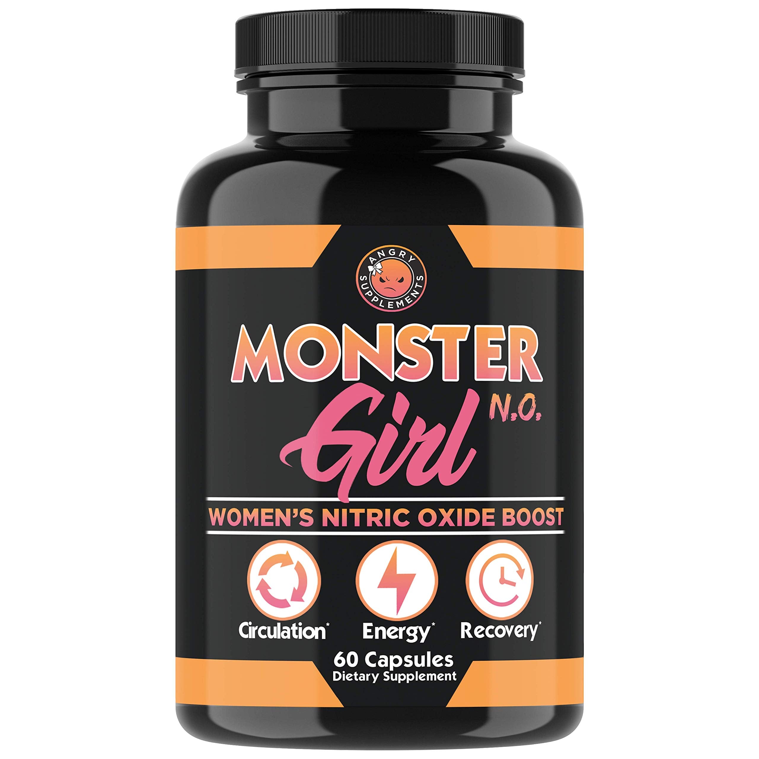 Angry Supplements Monster Girl N.O. Women’s Nitric Oxide Booster Capsules, Boost Energy Angry Supplements buy supplements canada