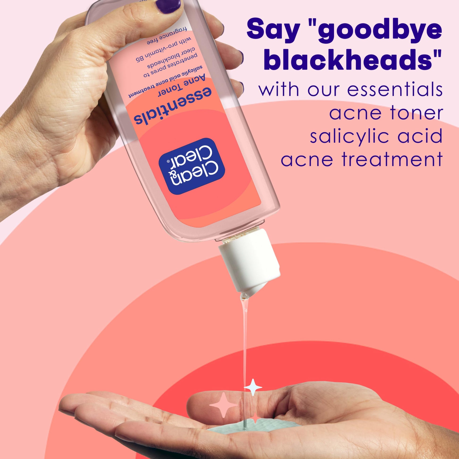 Clean & Clear Essentials Oil-Free Acne Toner, 2% Salicylic Acid Acne Treatment with Pro-Vitamin B5, Deep Pore Facial Toner Clean & Clear buy supplements canada