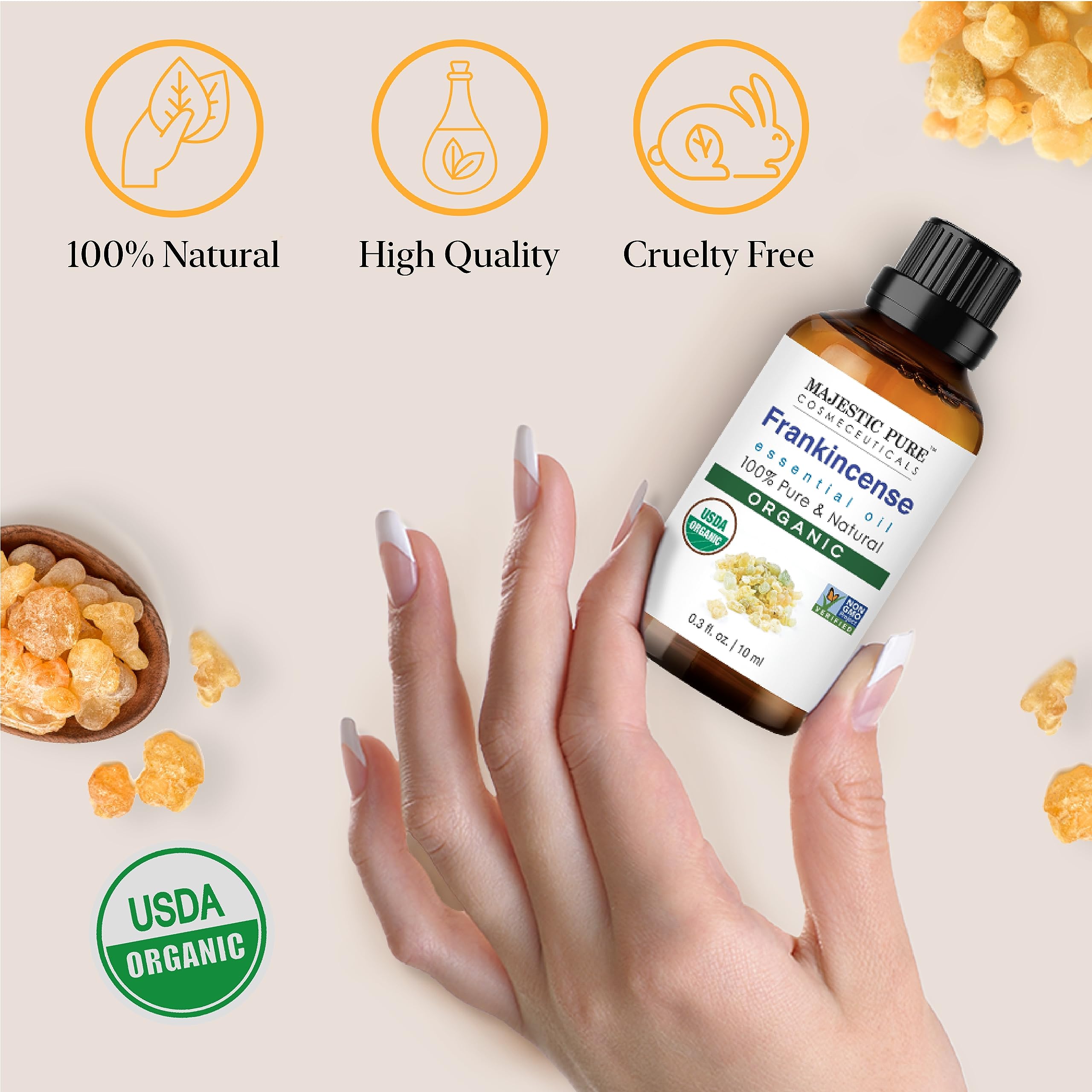 Majestic Pure USDA Organic Frankincense 0.33 fl oz MAJESTIC PURE buy supplements canada