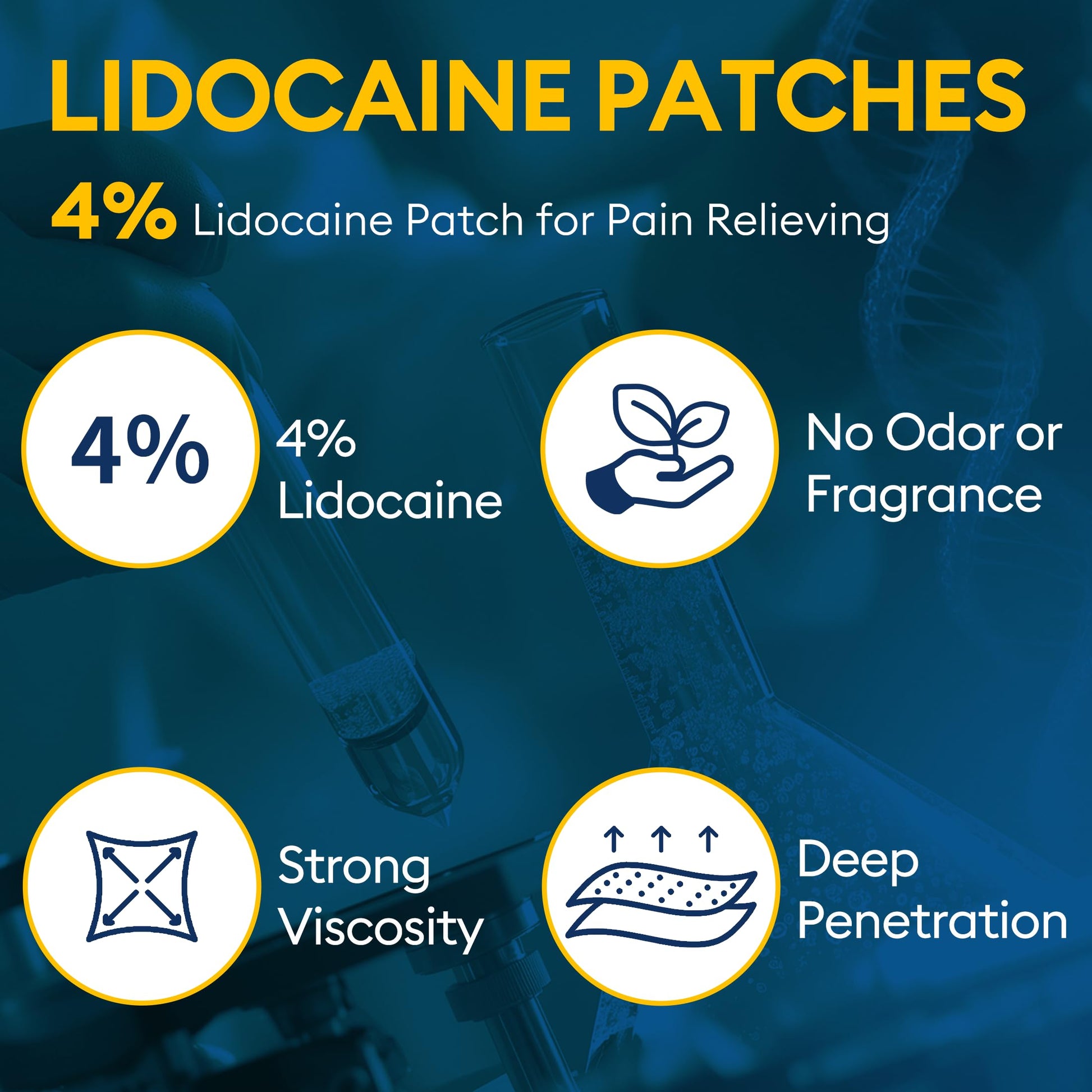 SZLGANG 4% Lidocaine Pain Relief Patches - (Large, 35, Count) Maximum Strength Relief for Back, Neck, Shoulder, Joint & Muscle Pain, 3.9”x 5.5”-03277 SZLGANG buy supplements canada