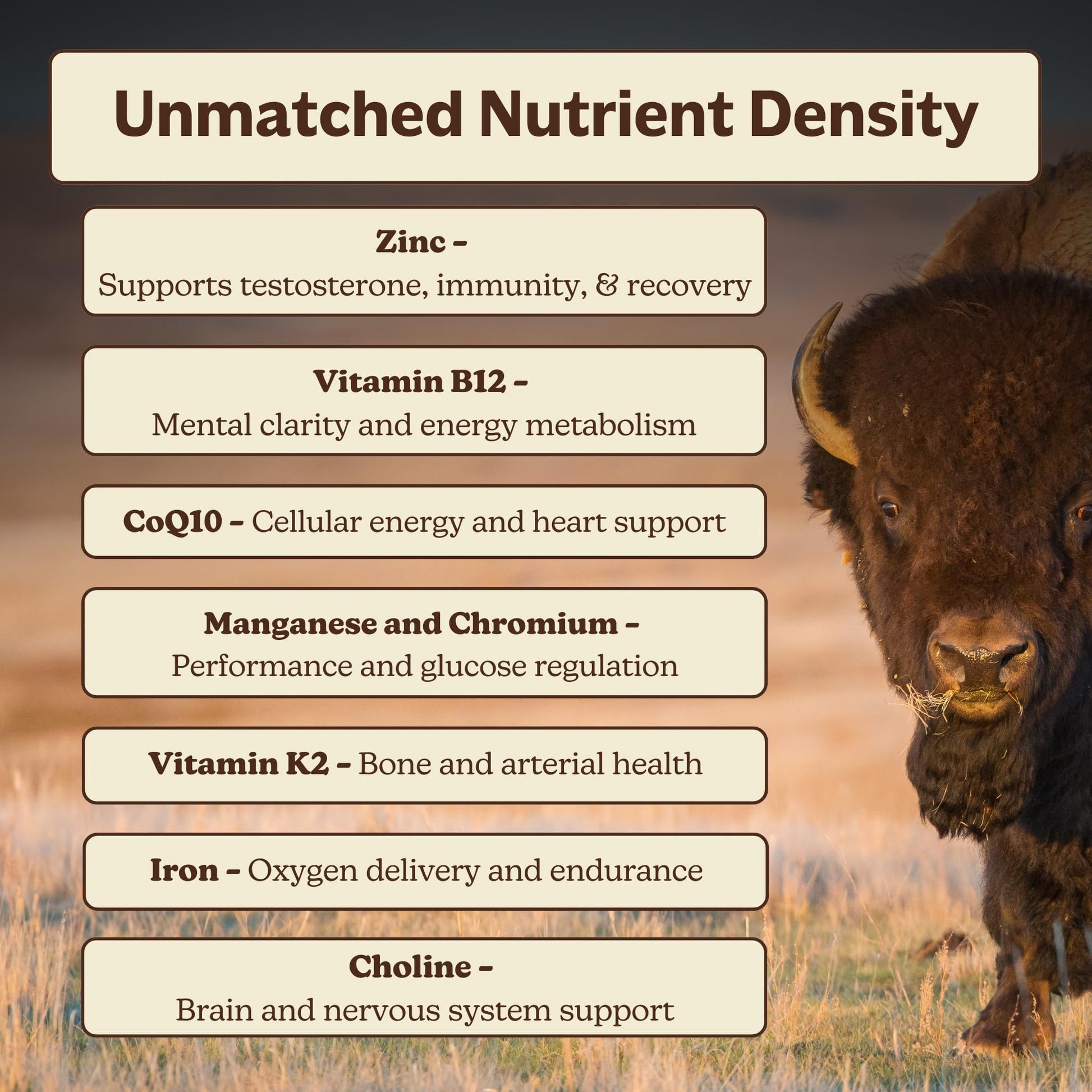 MK Supplements American Beast | Bison Liver & Heart Capsules | ~49x More CoQ10 Than Beef Liver | Regeneratively Raised Bison | 150 Capsules MK Supplements buy supplements canada