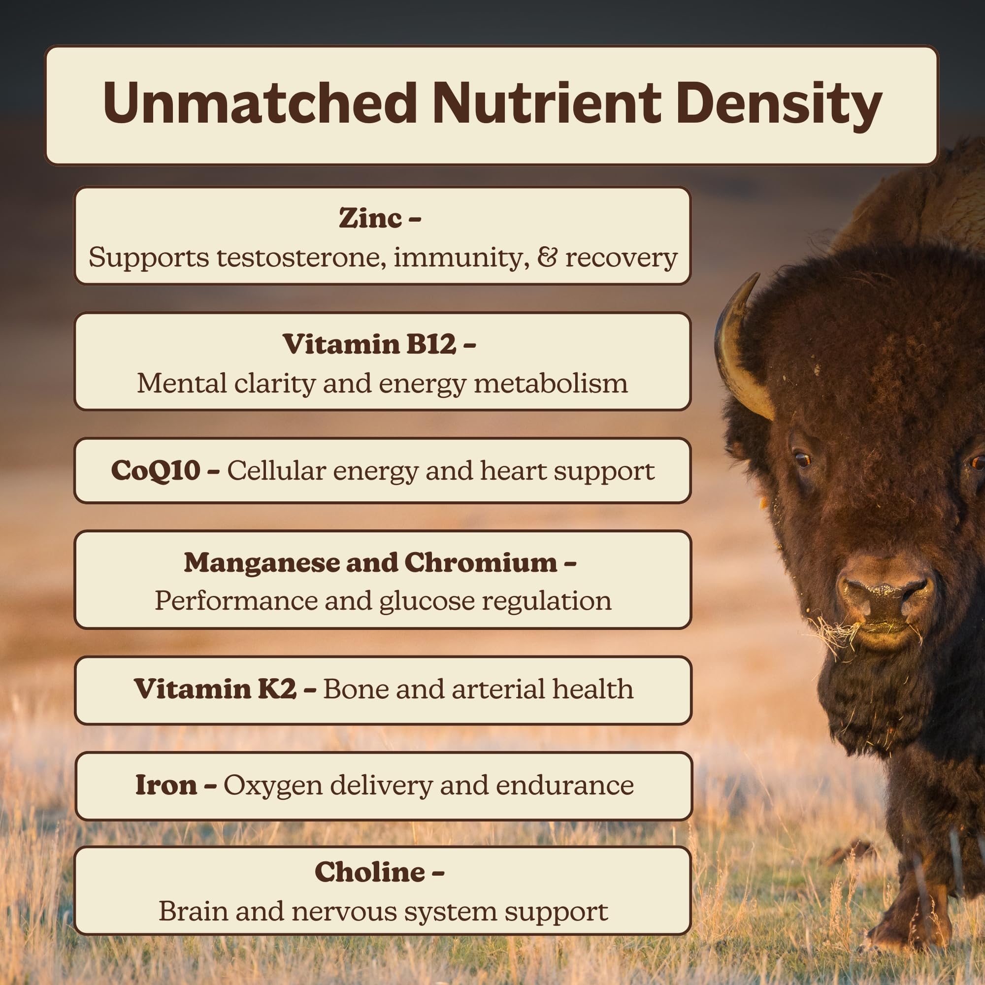 MK Supplements American Beast | Bison Liver & Heart Capsules | ~49x More CoQ10 Than Beef Liver | Regeneratively Raised Bison | 150 Capsules MK Supplements buy supplements canada
