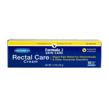 Pharmacist Formulated - Rectal Care Cream - Pain Relief for Hemorrhoids Formula 2 Skin Care buy supplements canada