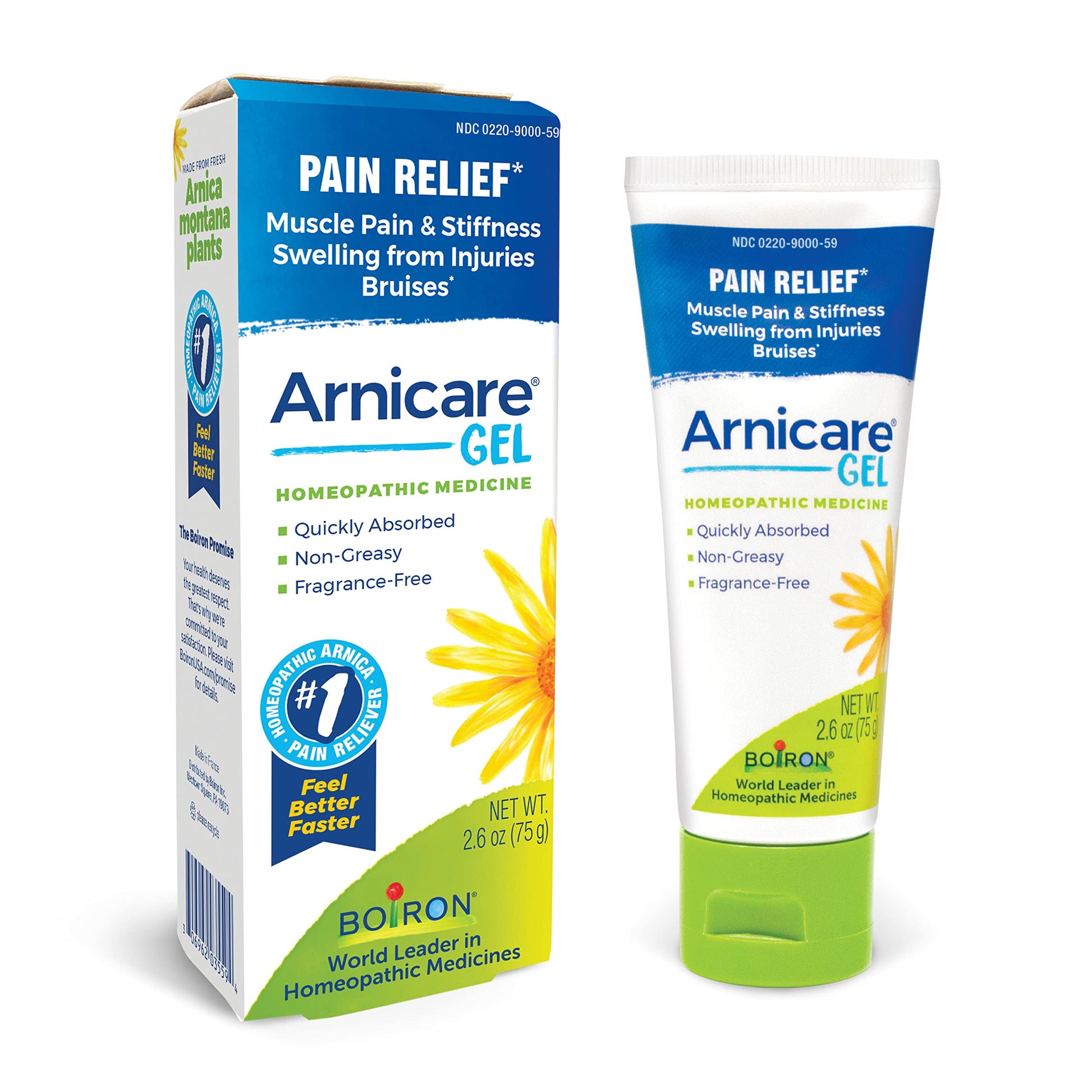 Boiron Arnicare Gel & Bruise Gel Bundle for Soothing Relief of Joint & Muscle Pain, Bruises or Injury - Unisex-Adults & Kids Boiron buy supplements canada