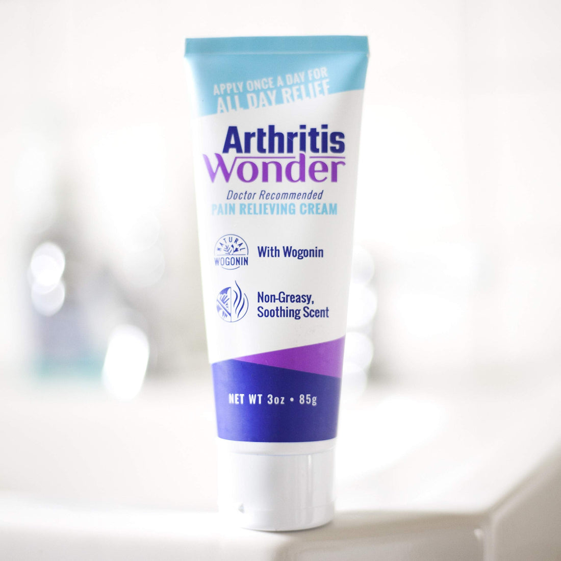 Arthritis Wonder Pain Relief Cream, 4 oz – Arthritis Pain Relief Cream for Hand, Knee, Foot and Wrist Joints – Fast-Acting, Deep Penetrating, Non-Greasy Formula with Natural Wogonin - 2 Pack Arthritis Wonder buy supplements canada